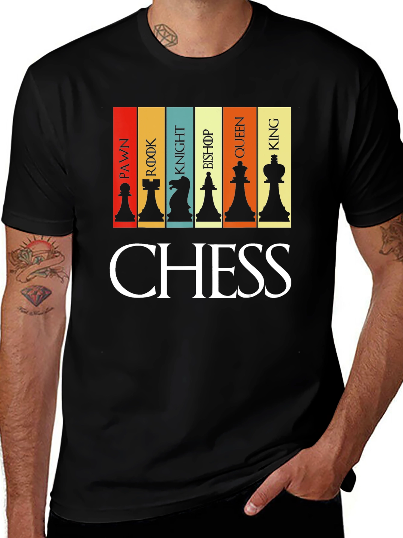 Variant 18 of Chess Piece Graphic Tee - Stylish Game Lover T-Shirt