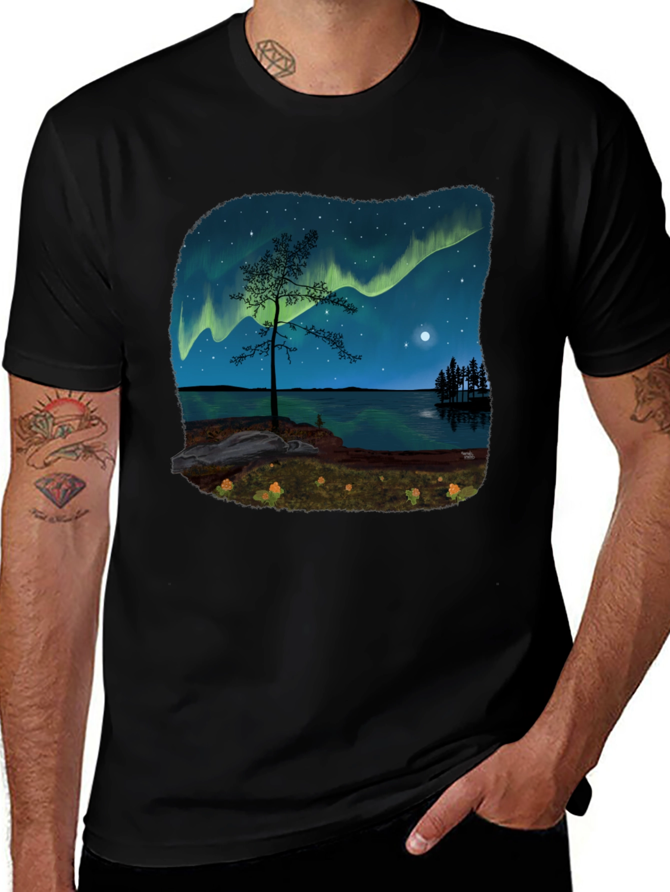 Northern Lights Graphic Tee