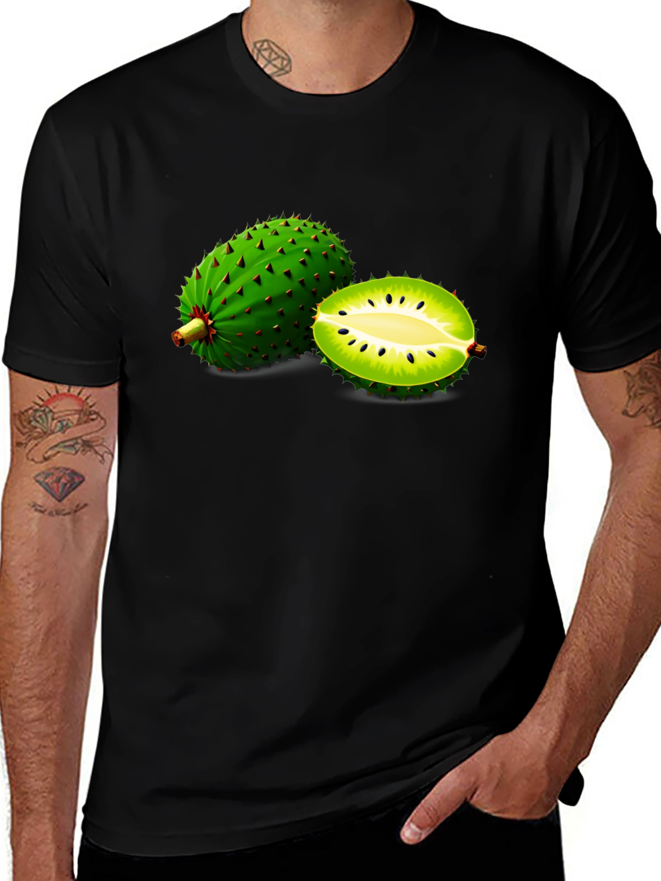 Variant 25 of Soursop Fruit Graphic Tee - Unique Design!