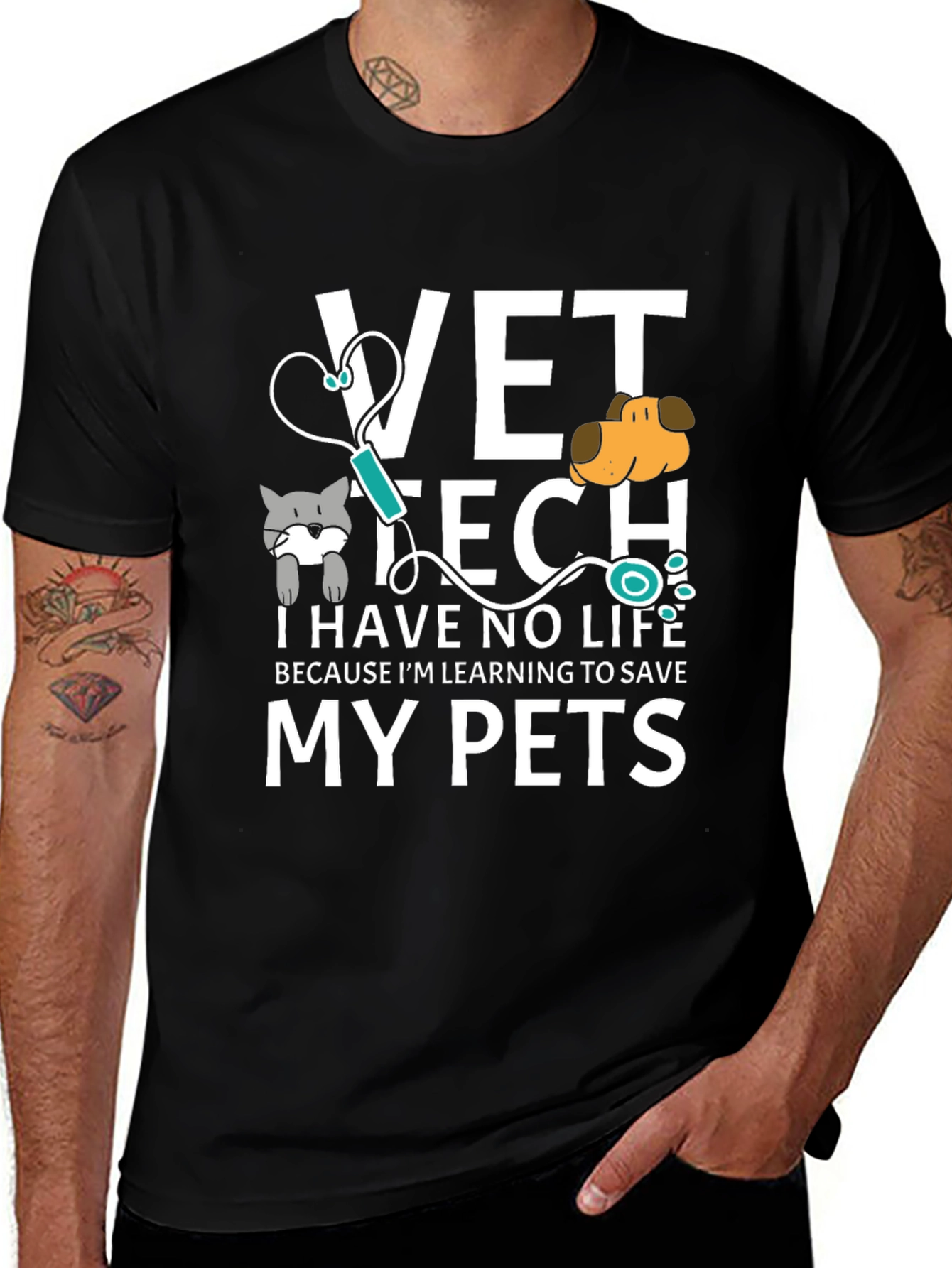 Variant 19 of Vet Tech My Pets T-Shirt