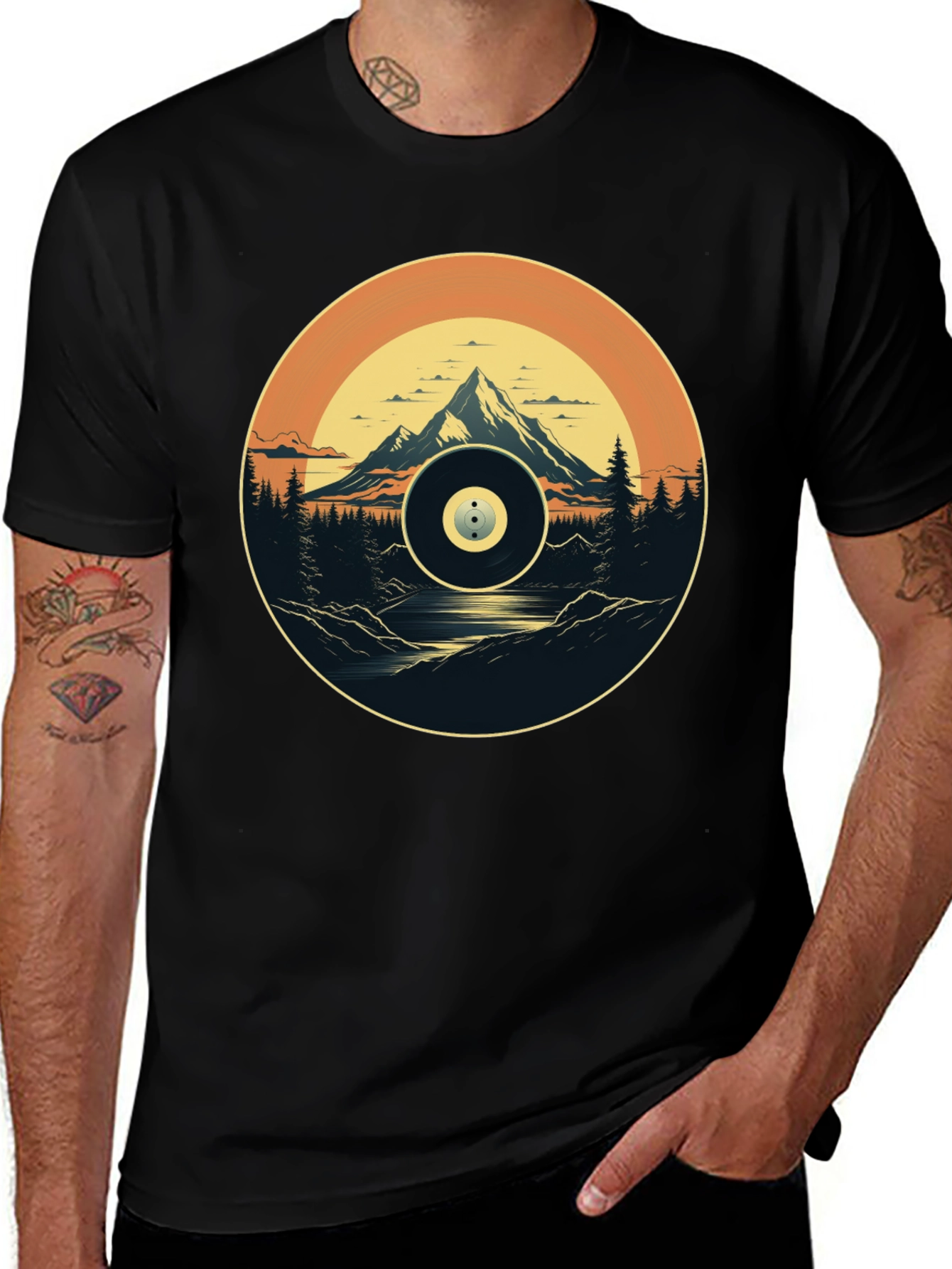 Variant 23 of Mountain Vista Vinyl Graphic Tee