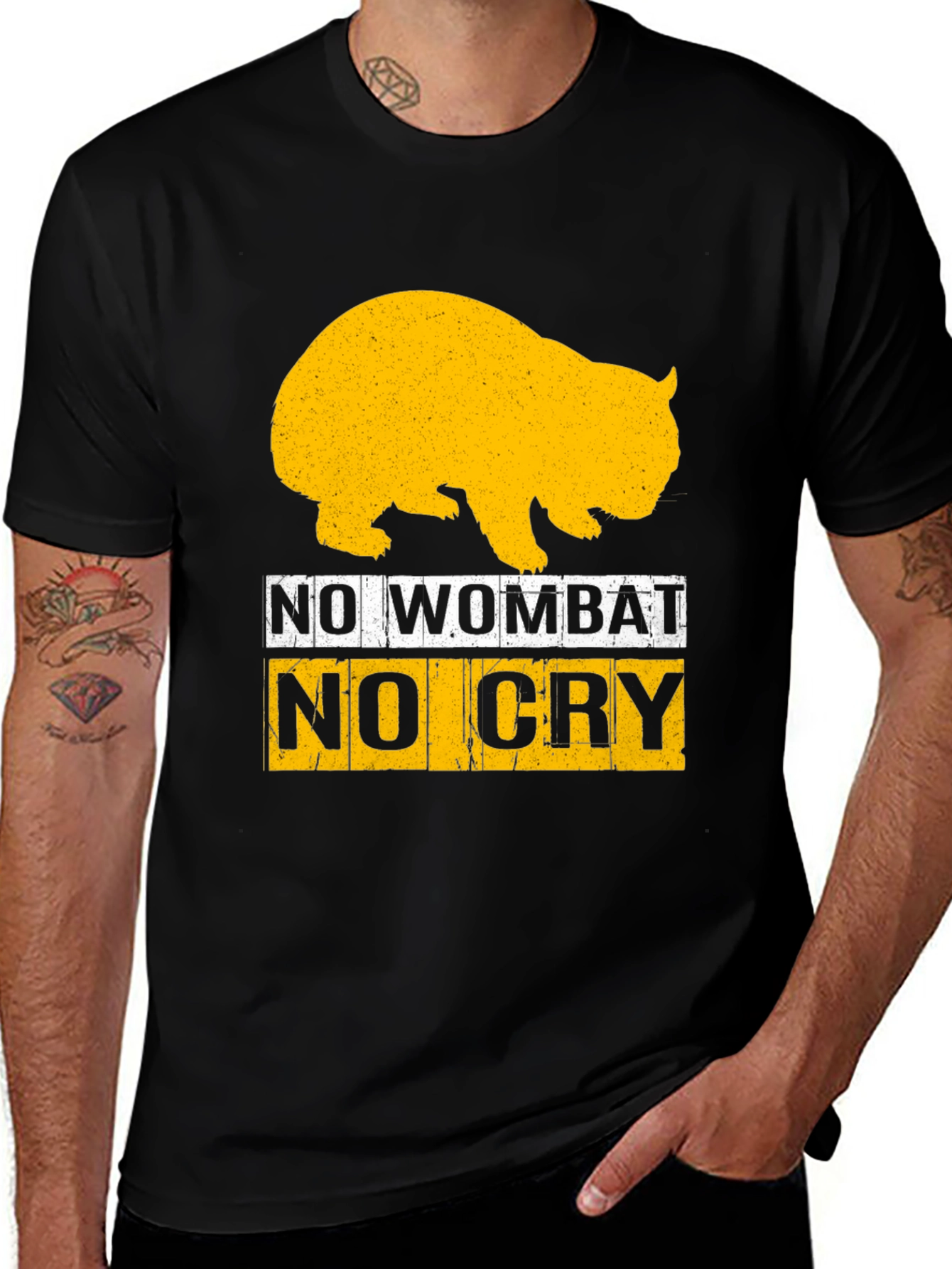 Variant 17 of No Wombat No Cry Graphic T-Shirt
