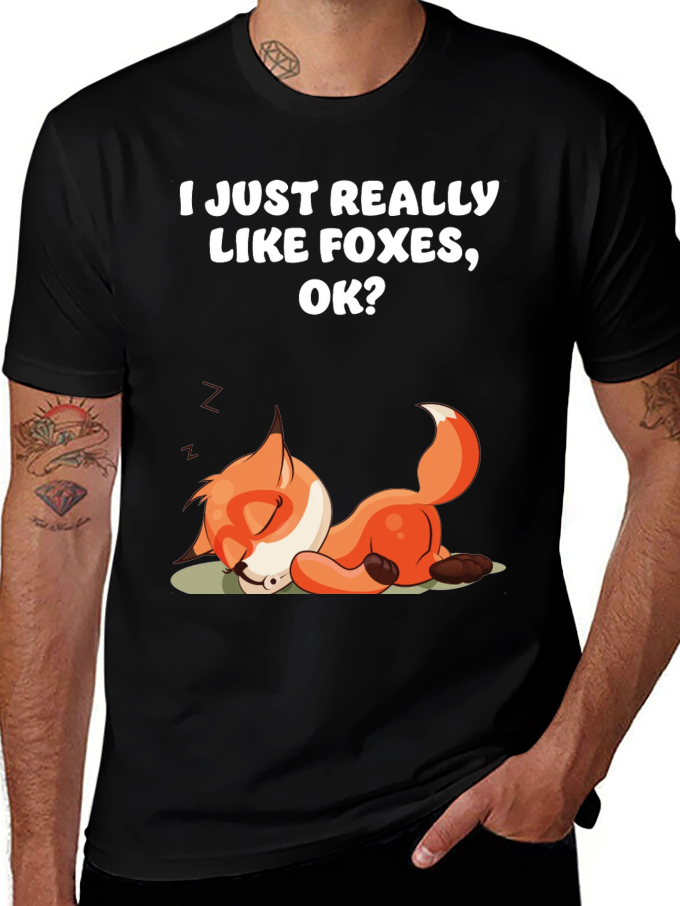 Variant 29 of I Like Foxes Graphic Tee