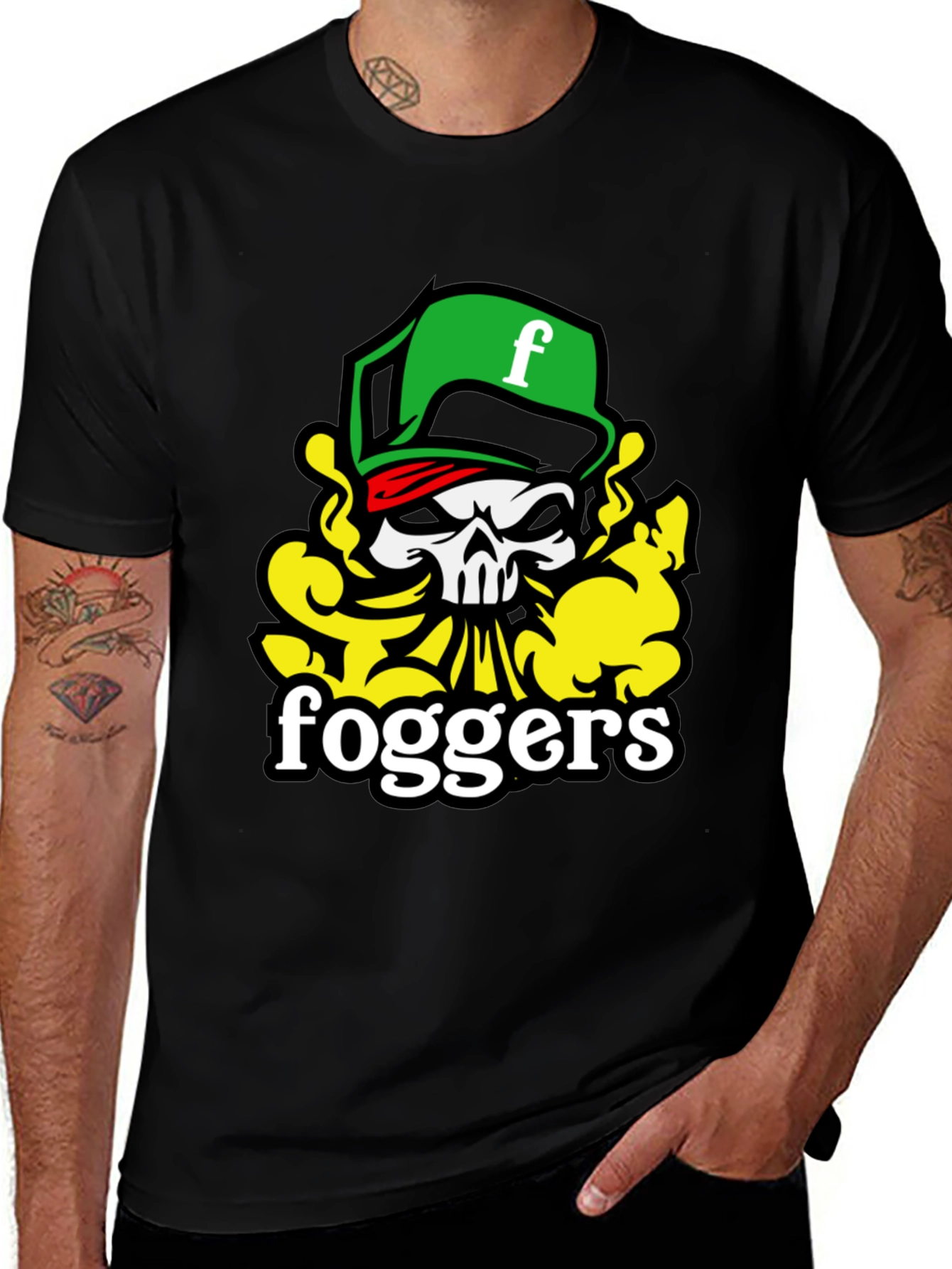 Variant 14 of Foggers Skull Graphic Tee - Cool Streetwear Shirt