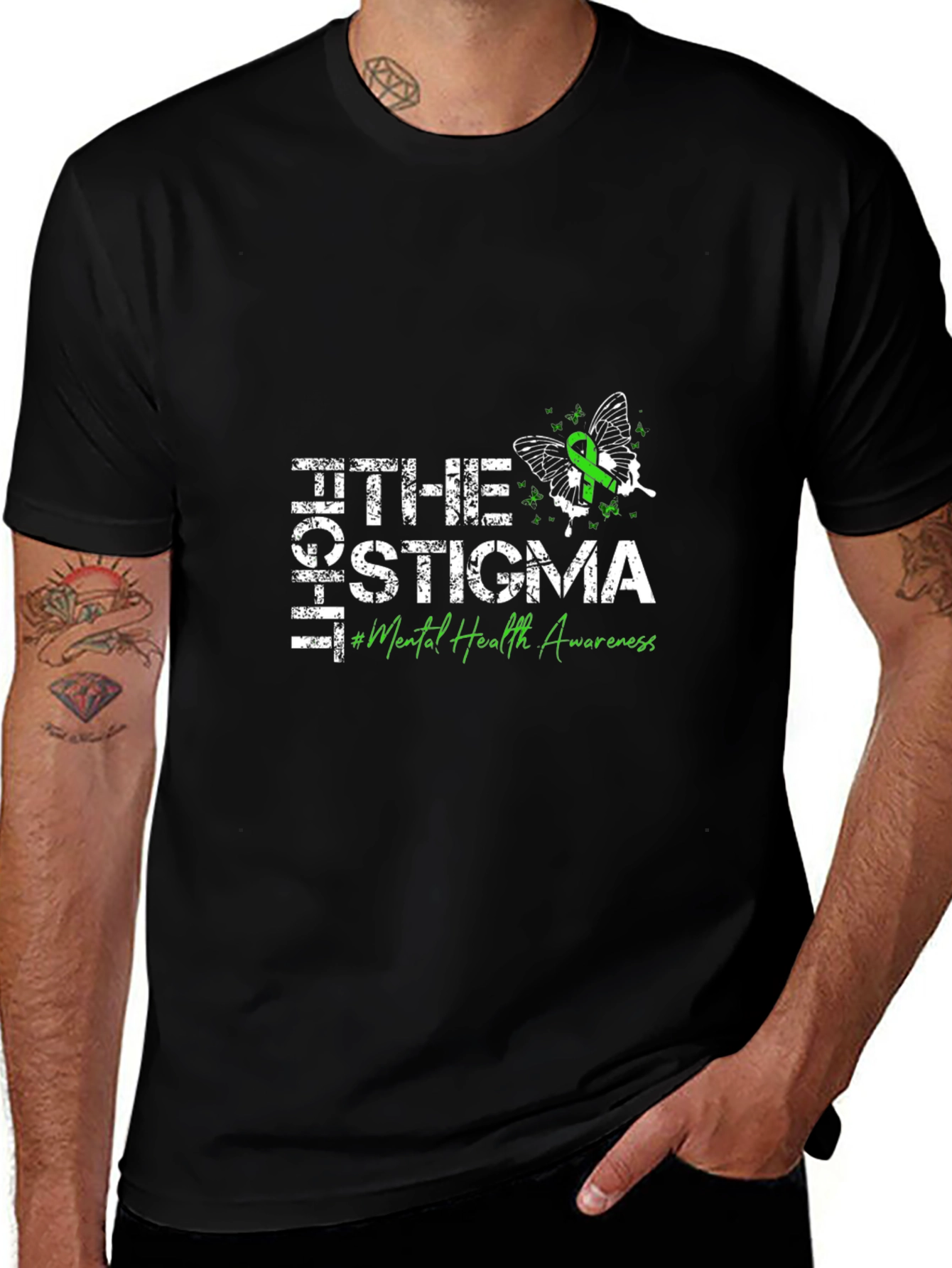 Variant 30 of End the Stigma Mental Health Awareness T-Shirt