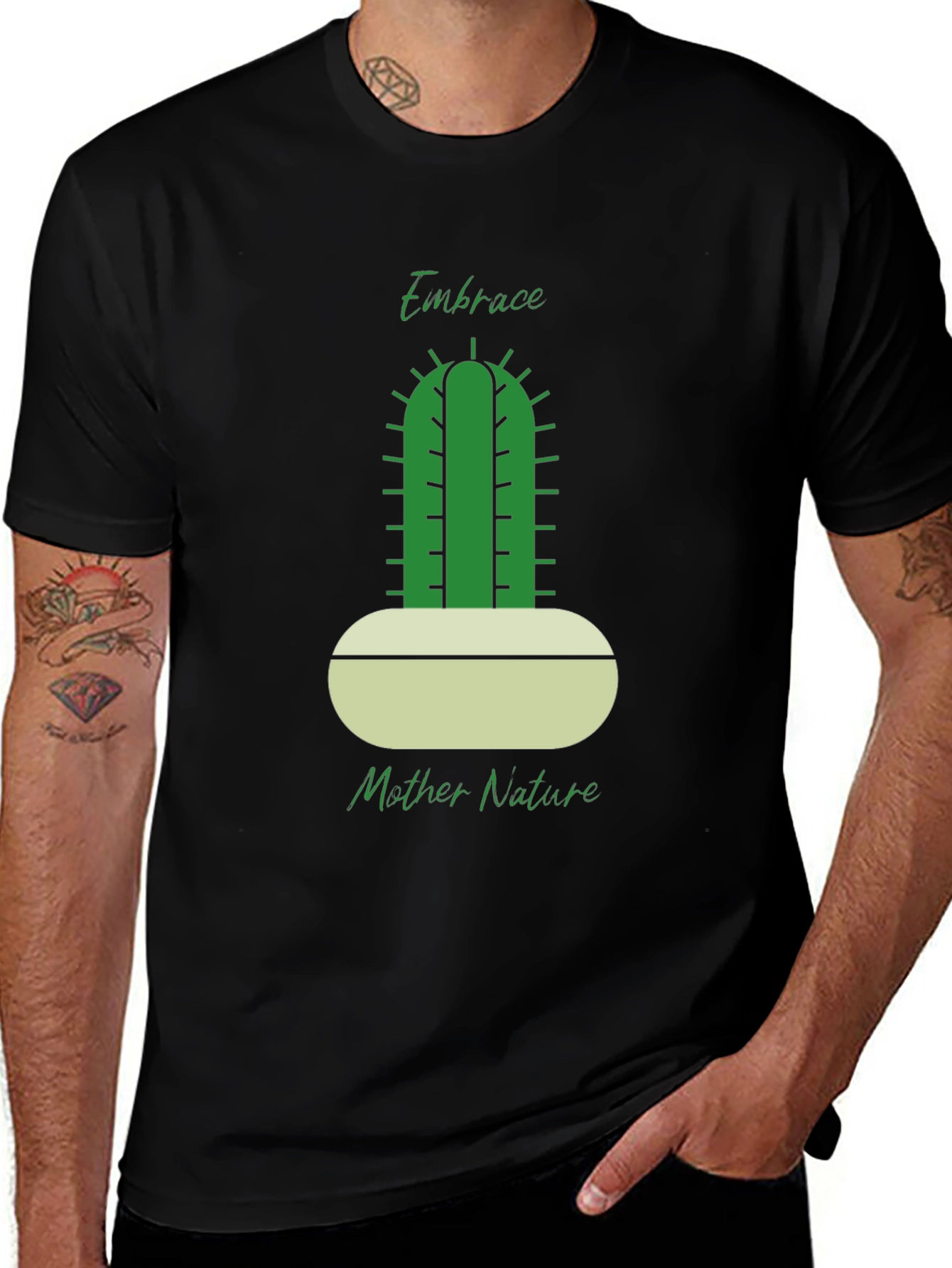 Variant 26 of Embrace Mother Nature Cactus Graphic Tee