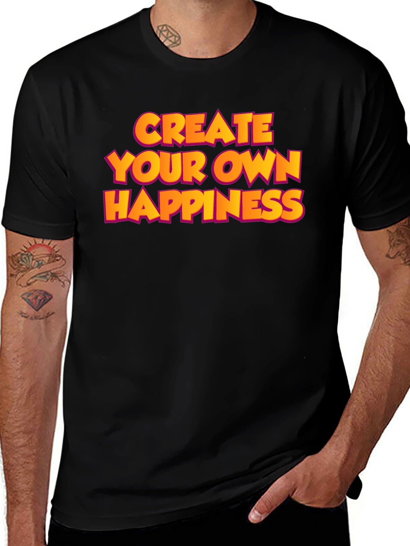 Variant 28 of Create Your Own Happiness Graphic Tee