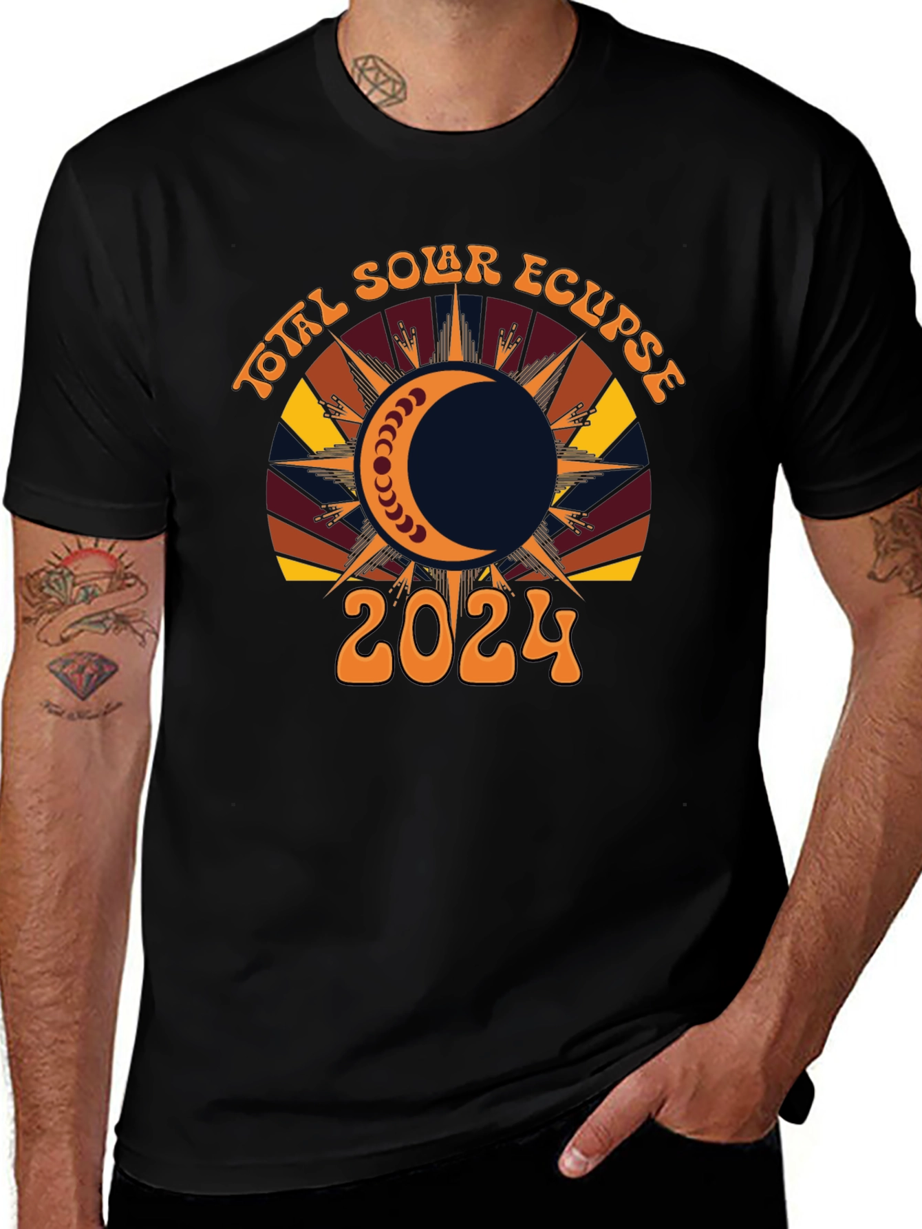 Total Solar Eclipse 2024 Graphic Tee
