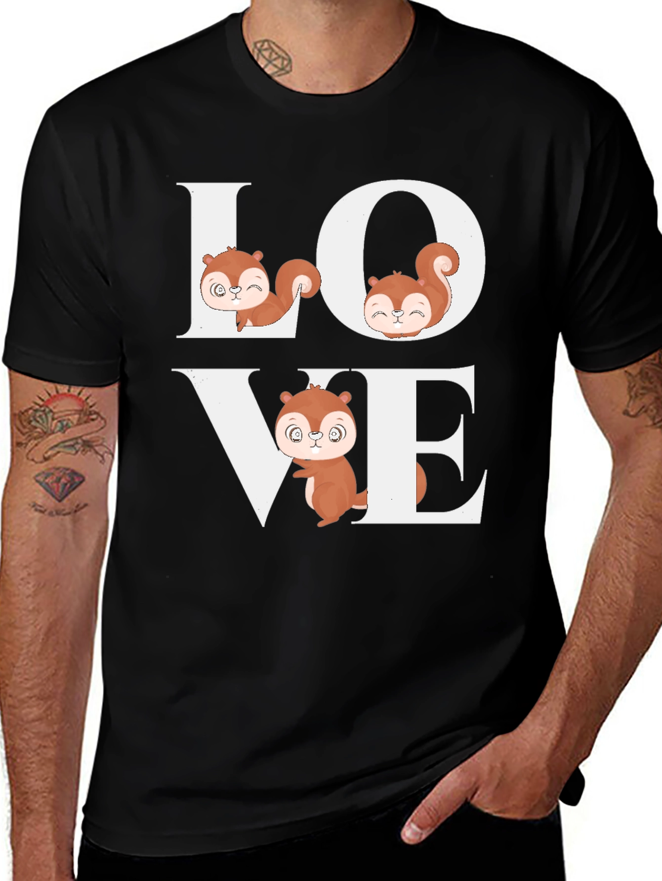 Squirrel Love Graphic Tee