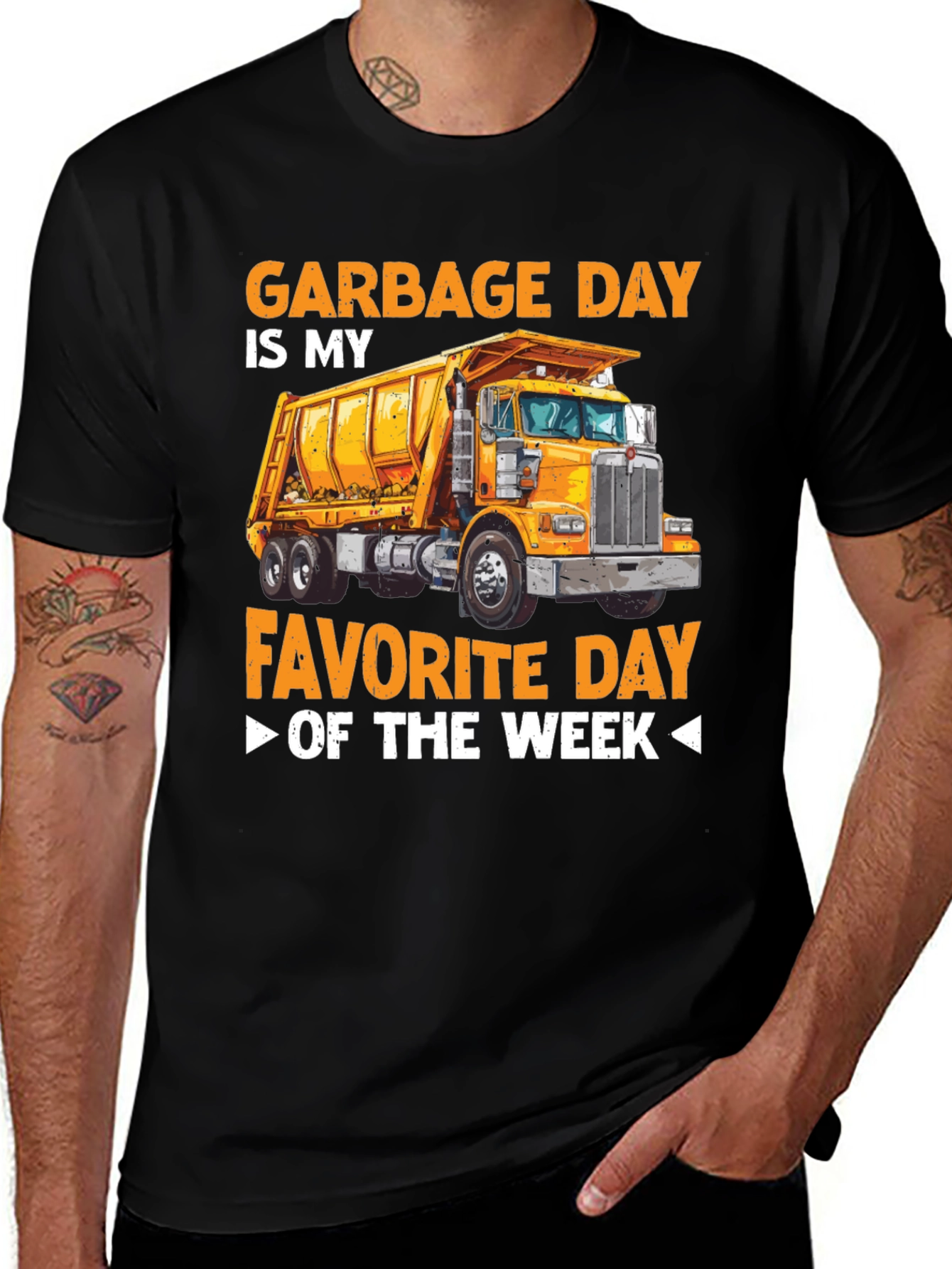 Variant 22 of Garbage Day Truck T-Shirt - Favorite Day of the Week Tee