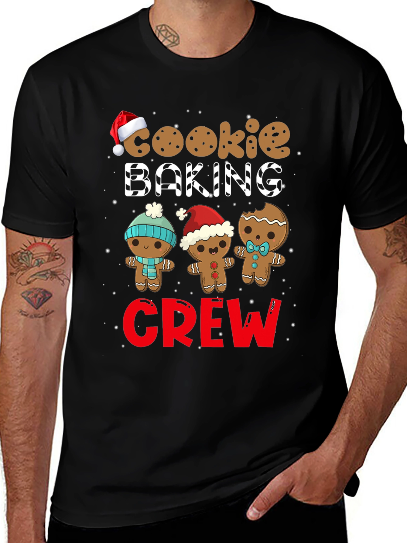 Cookie Baking Crew Holiday T-Shirt