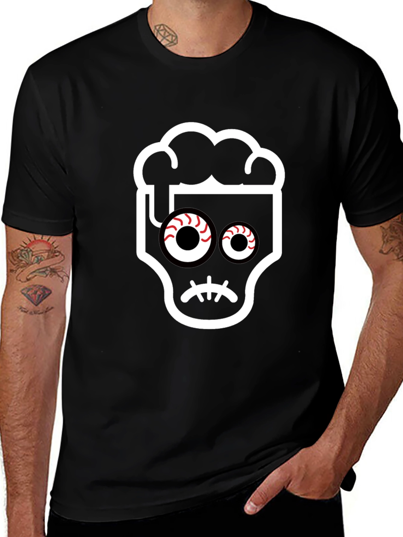 Variant 26 of Spooky Brew Skull T-Shirt - Halloween Edition