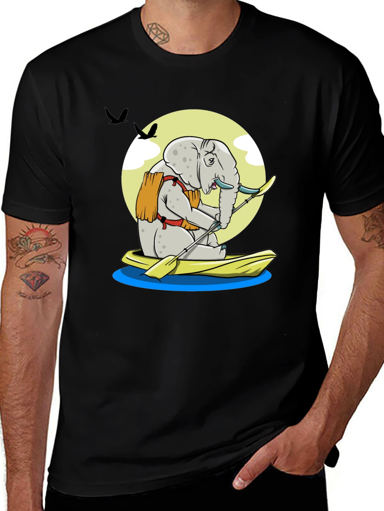 Variant 9 of Elephant Kayak Adventure T-Shirt