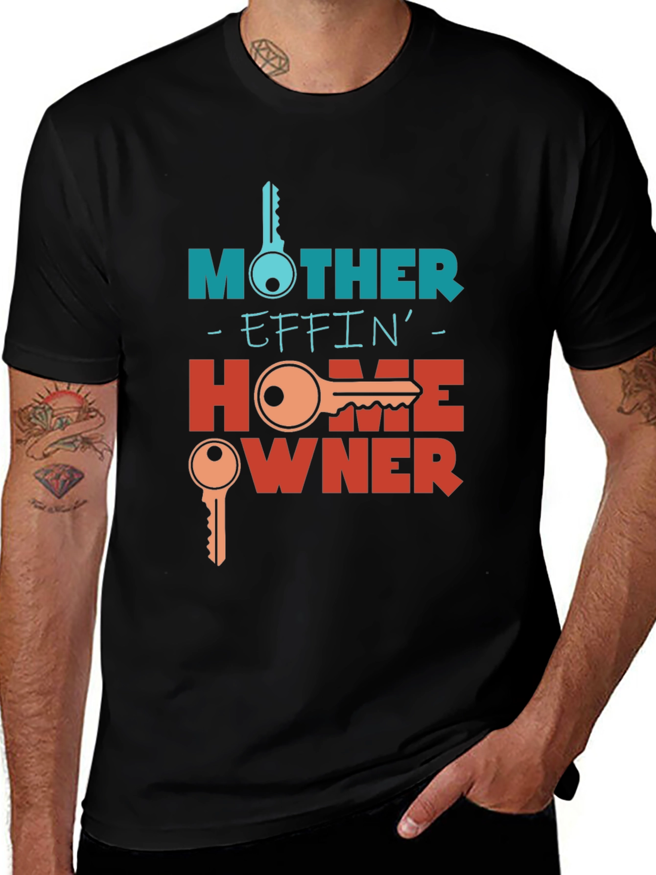 Variant 5 of Mother Effin' Homeowner Graphic T-Shirt