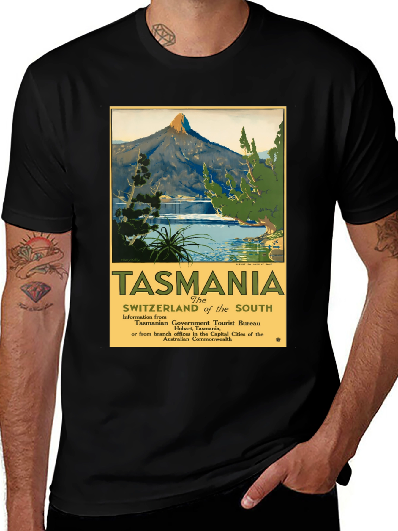 Tasmania Travel T-Shirt, Switzerland of the South Tee