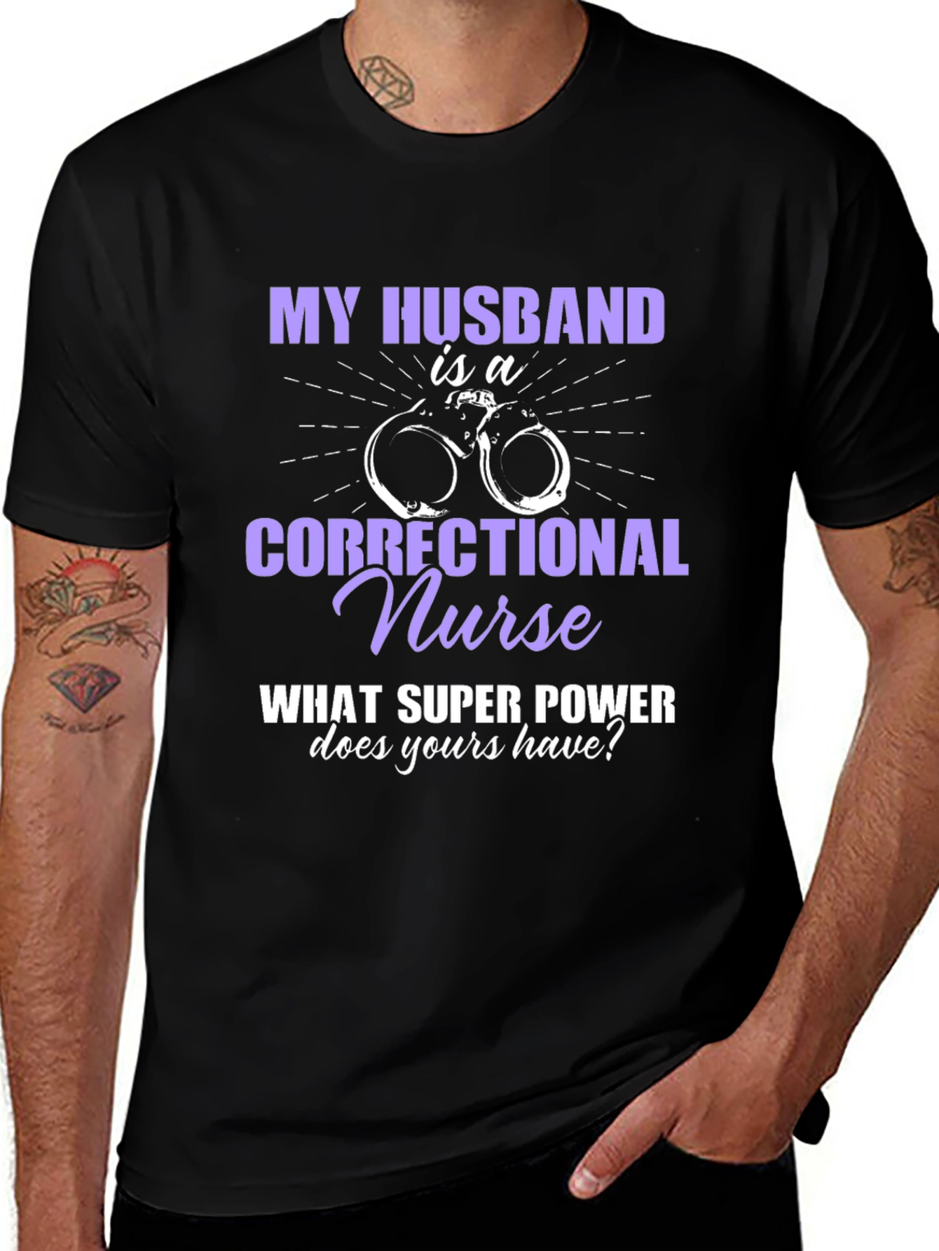 Variant 24 of Correctional Nurse Husband T-Shirt