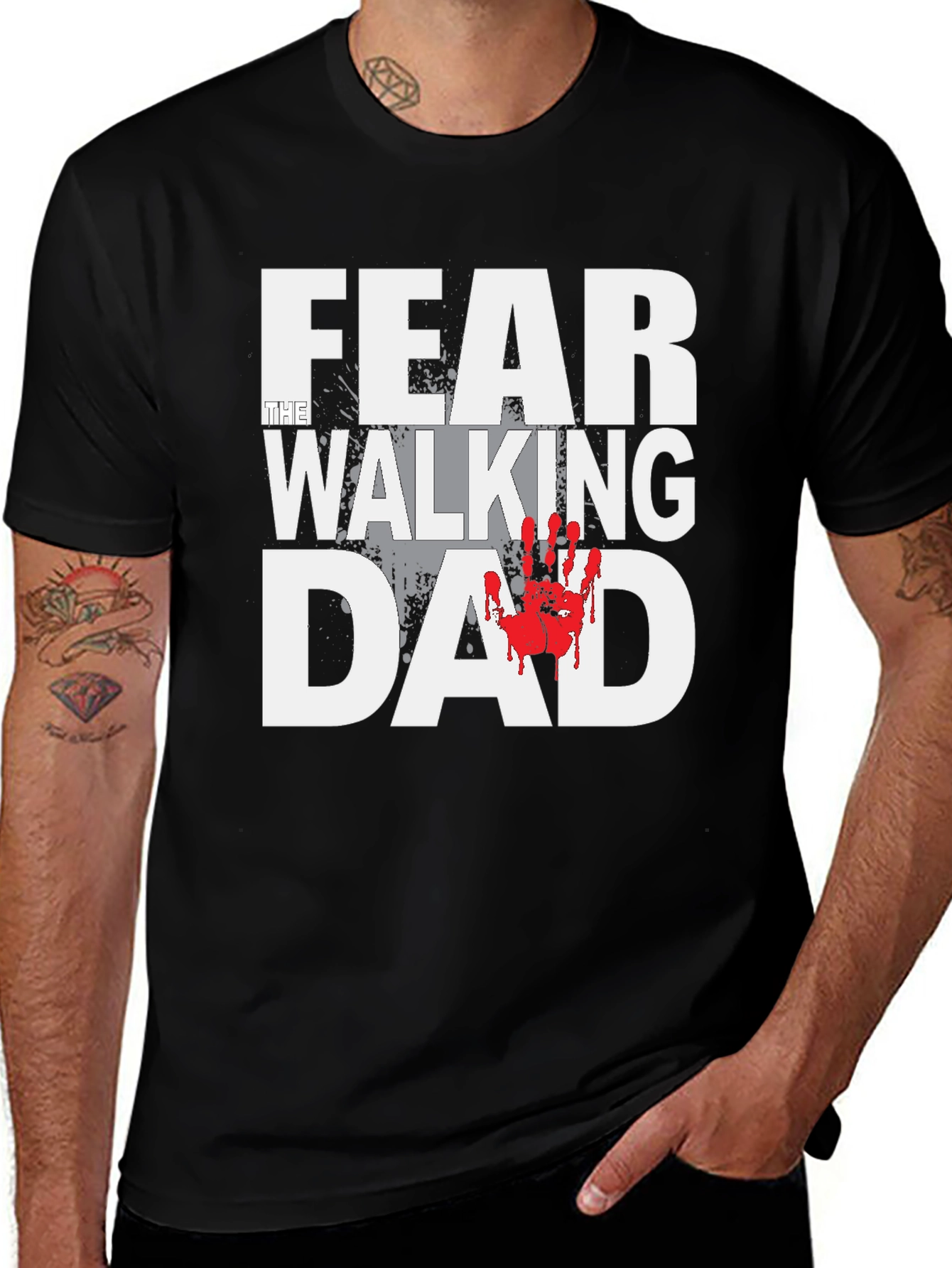 Variant 2 of Fear the Walking Dad Graphic T-Shirt