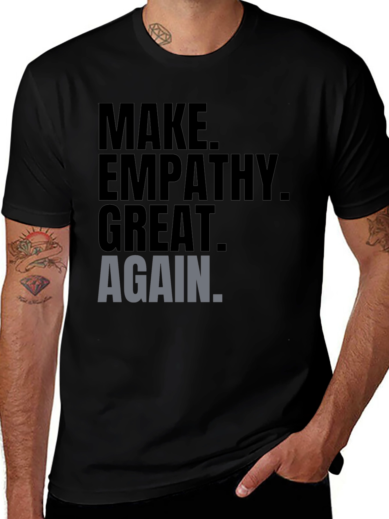 Variant 22 of Make Empathy Great Again Graphic Tee - Men's