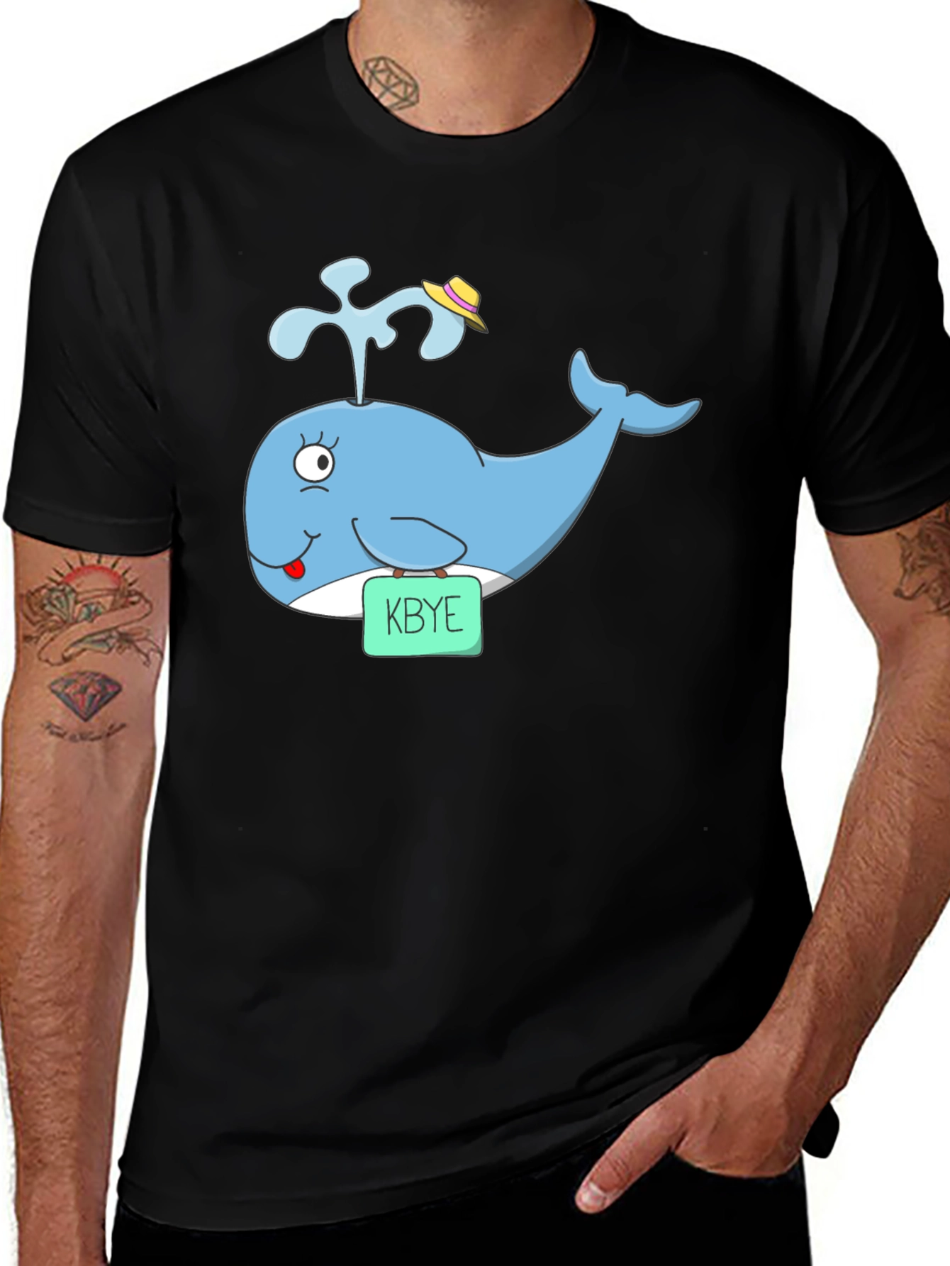 Variant 5 of Whimsical Whale KBYE Graphic Tee