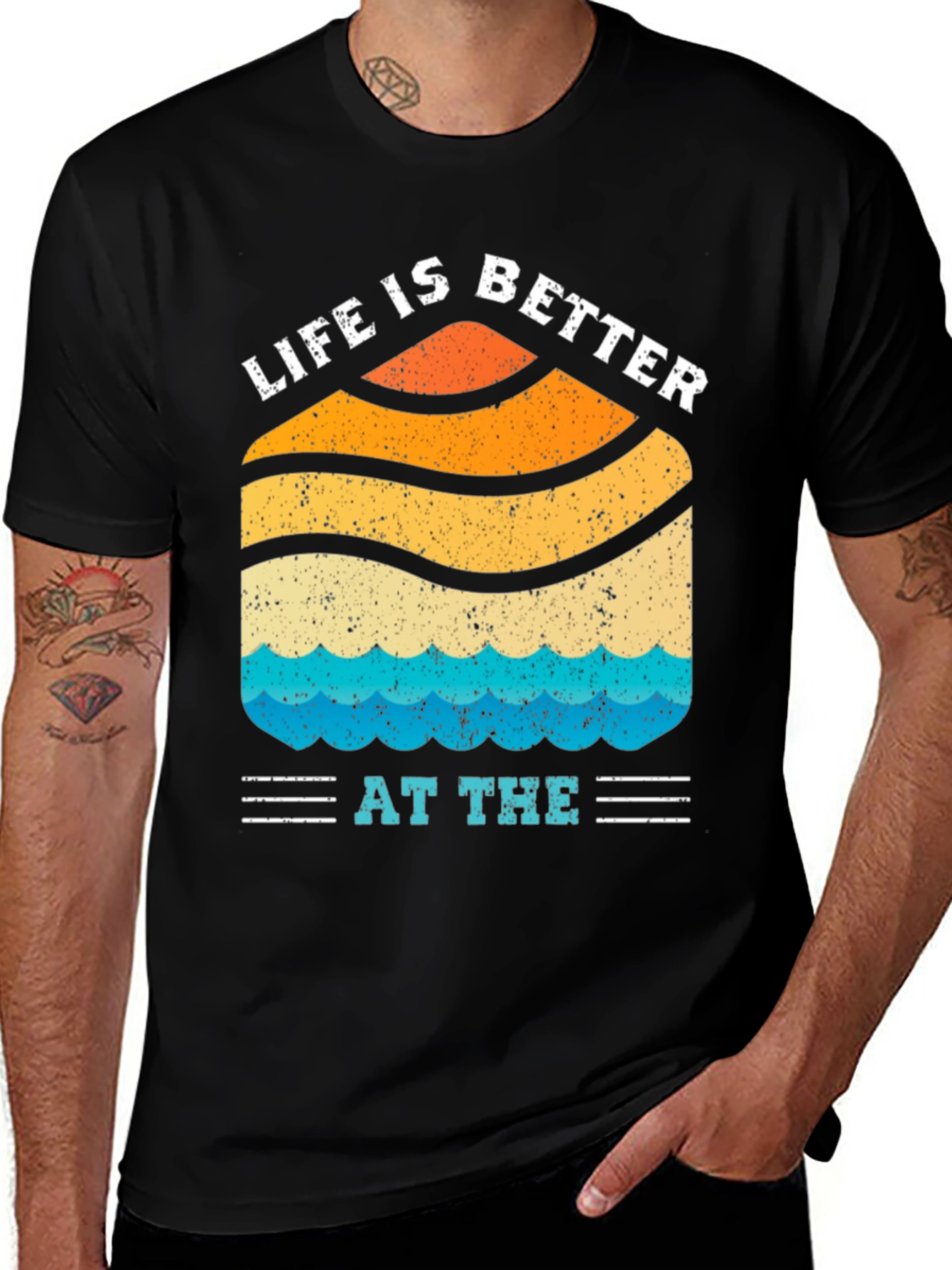 Variant 22 of Life Is Better At The Beach Graphic Tee