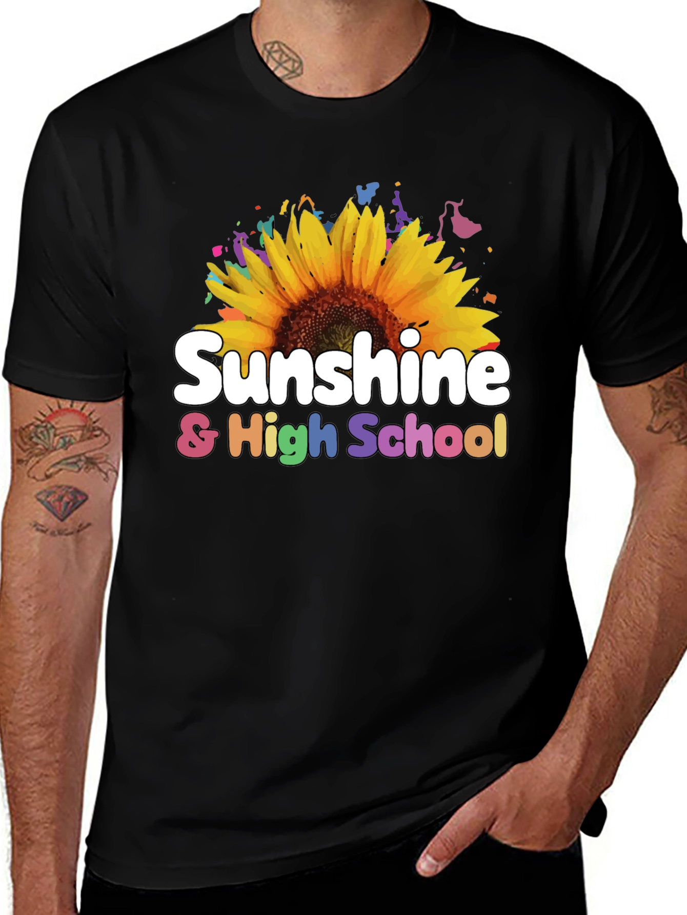 Variant 11 of Sunshine & High School Graphic Tee