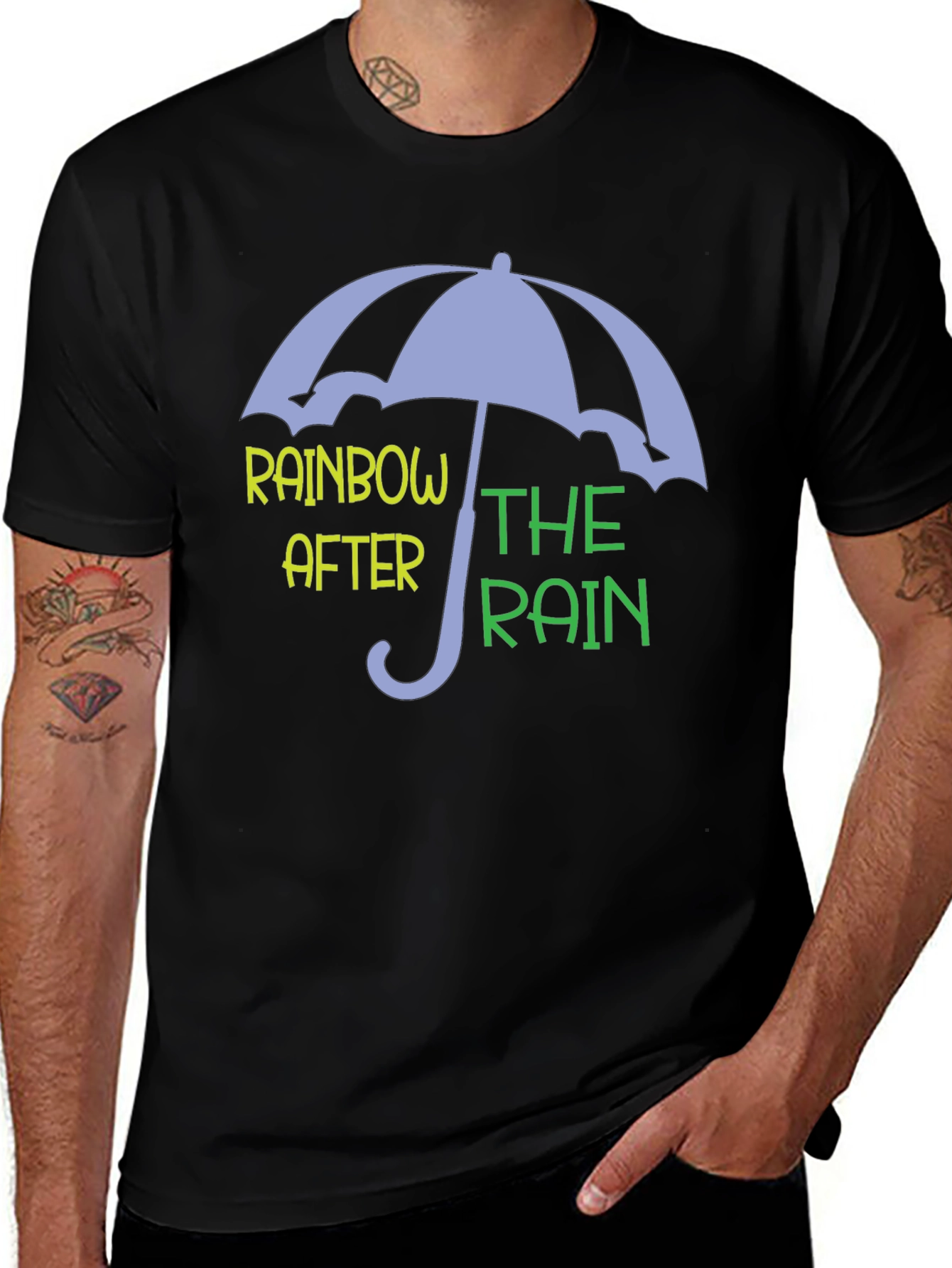 Variant 11 of Rainbow After The Rain Graphic T-Shirt