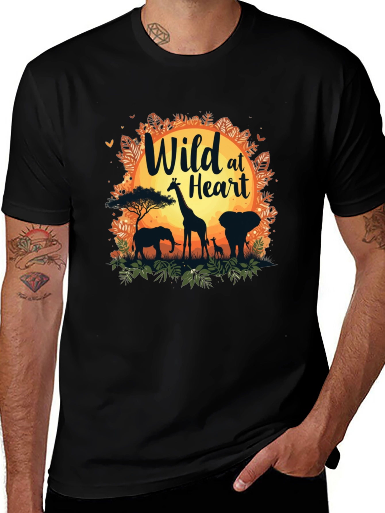 Variant 15 of Wild at Heart Graphic Tee - Adventure Style
