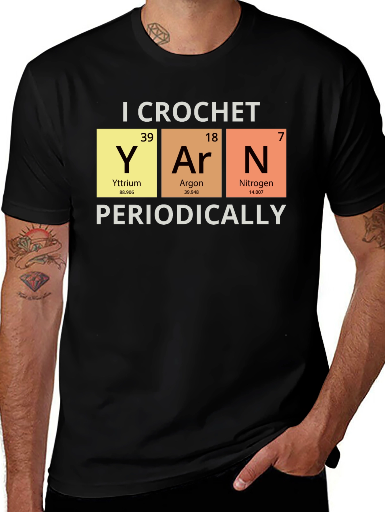 Variant 18 of I Crochet Periodically T-Shirt
