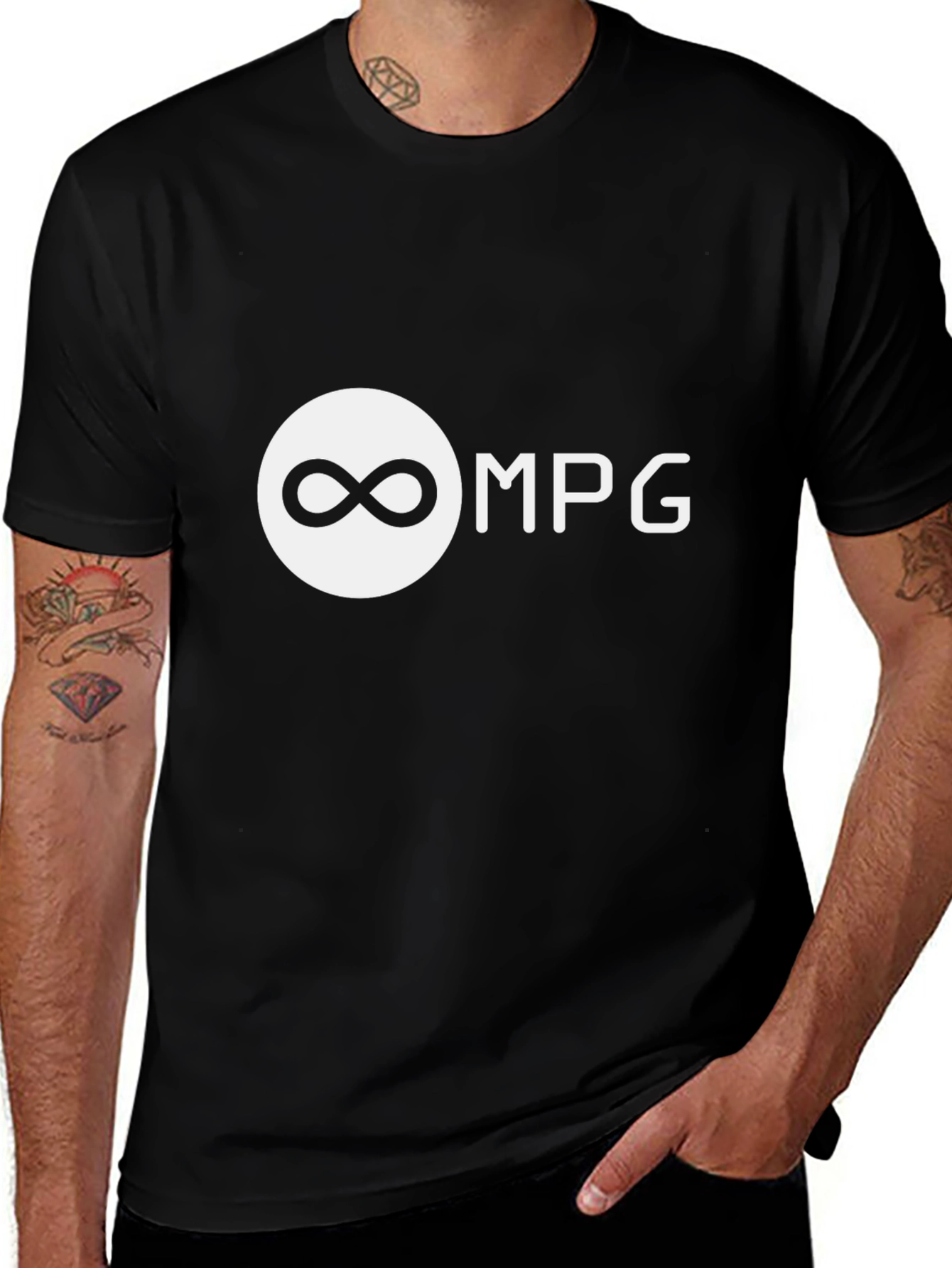 MPG Infinity Logo Graphic T-Shirt - Black