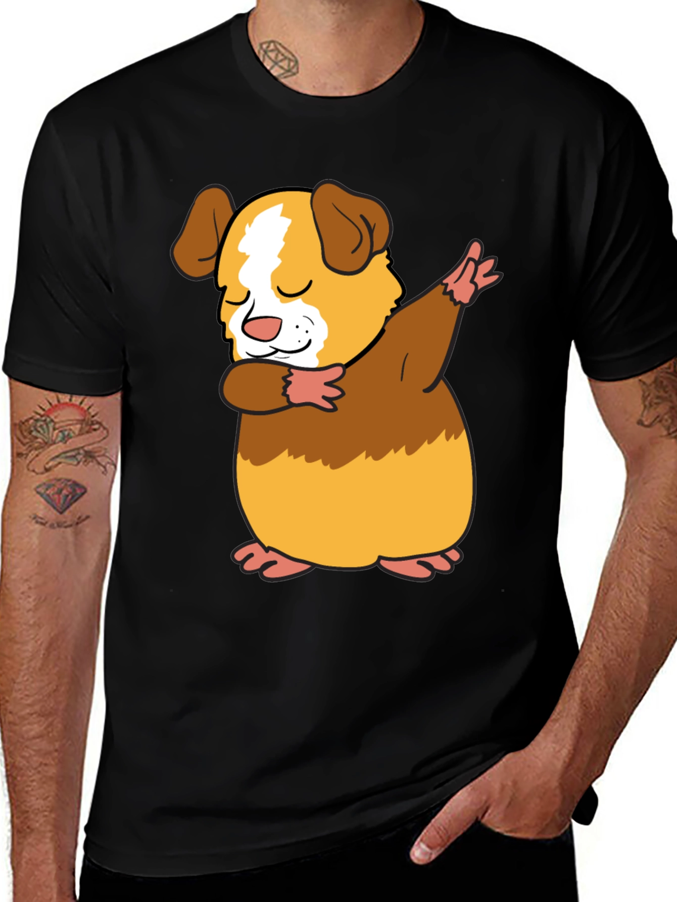 Variant 27 of Dabbing Guinea Pig T-Shirt - Funny Pet Lover Tee