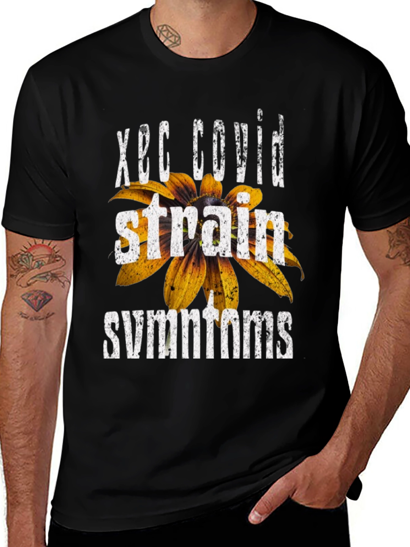 Variant 30 of XEC Covid Strain Symptoms Graphic Tee