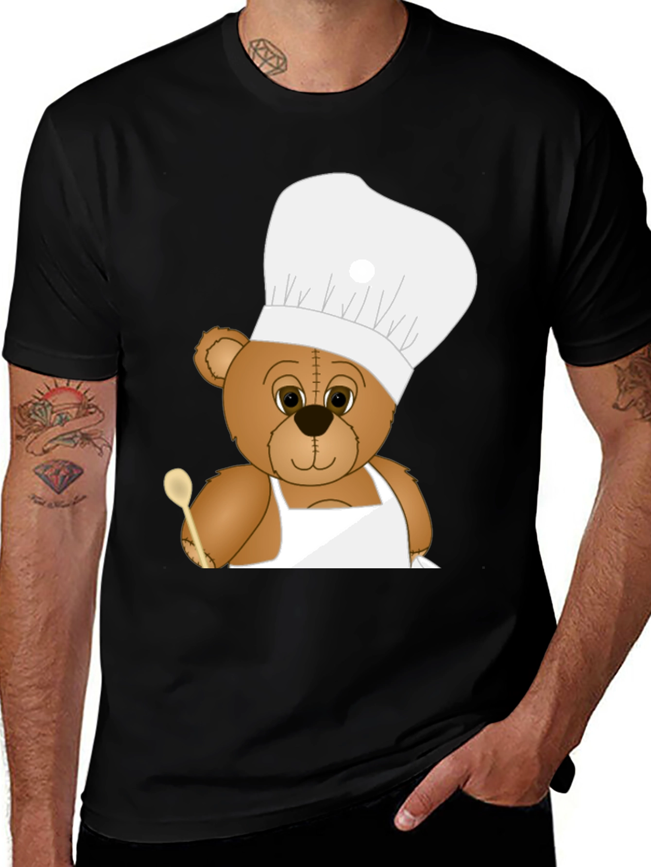 Variant 24 of Chef Bear T-Shirt - Cute Cartoon Cook