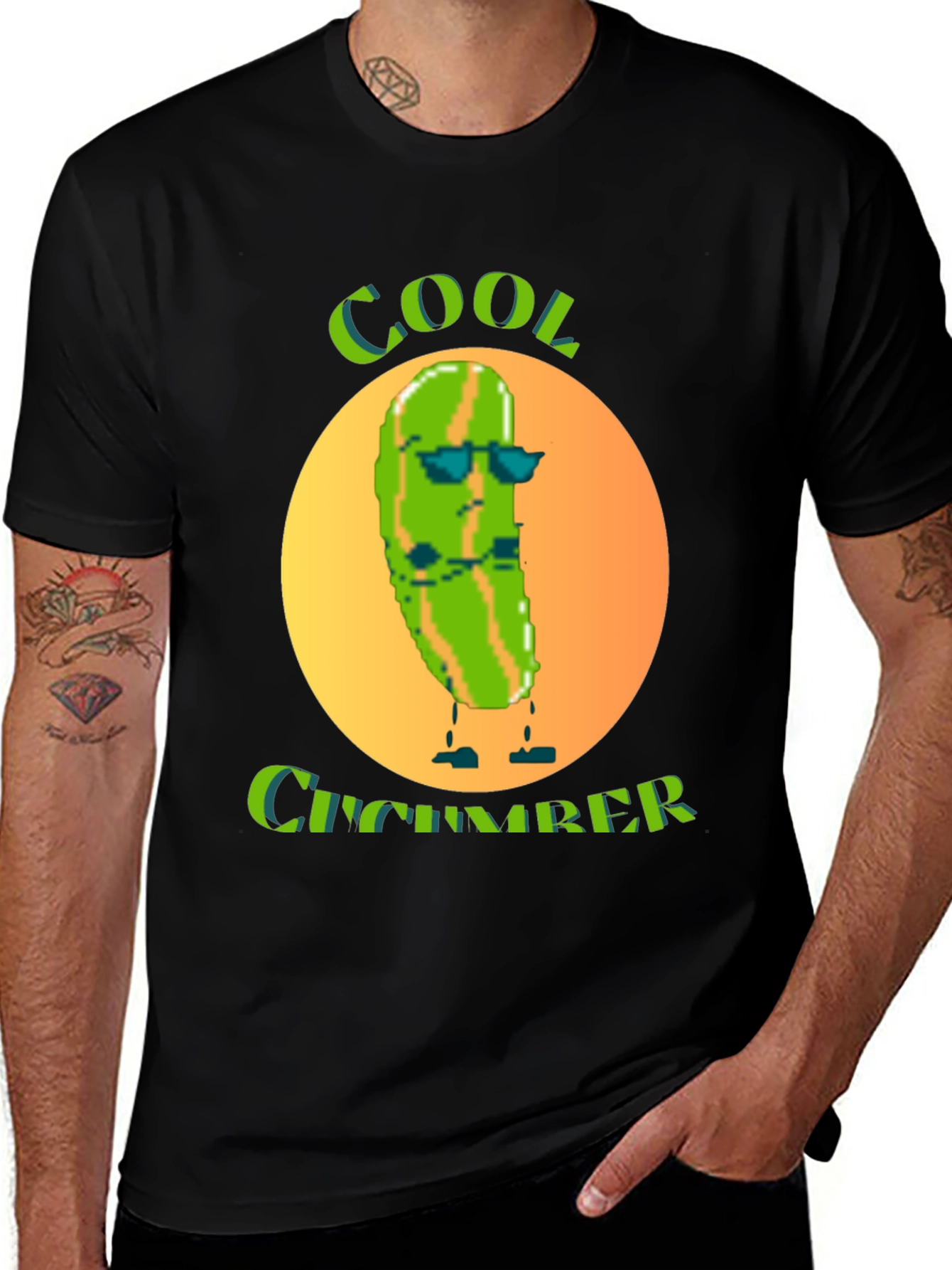 Cool Cucumber Graphic Tee