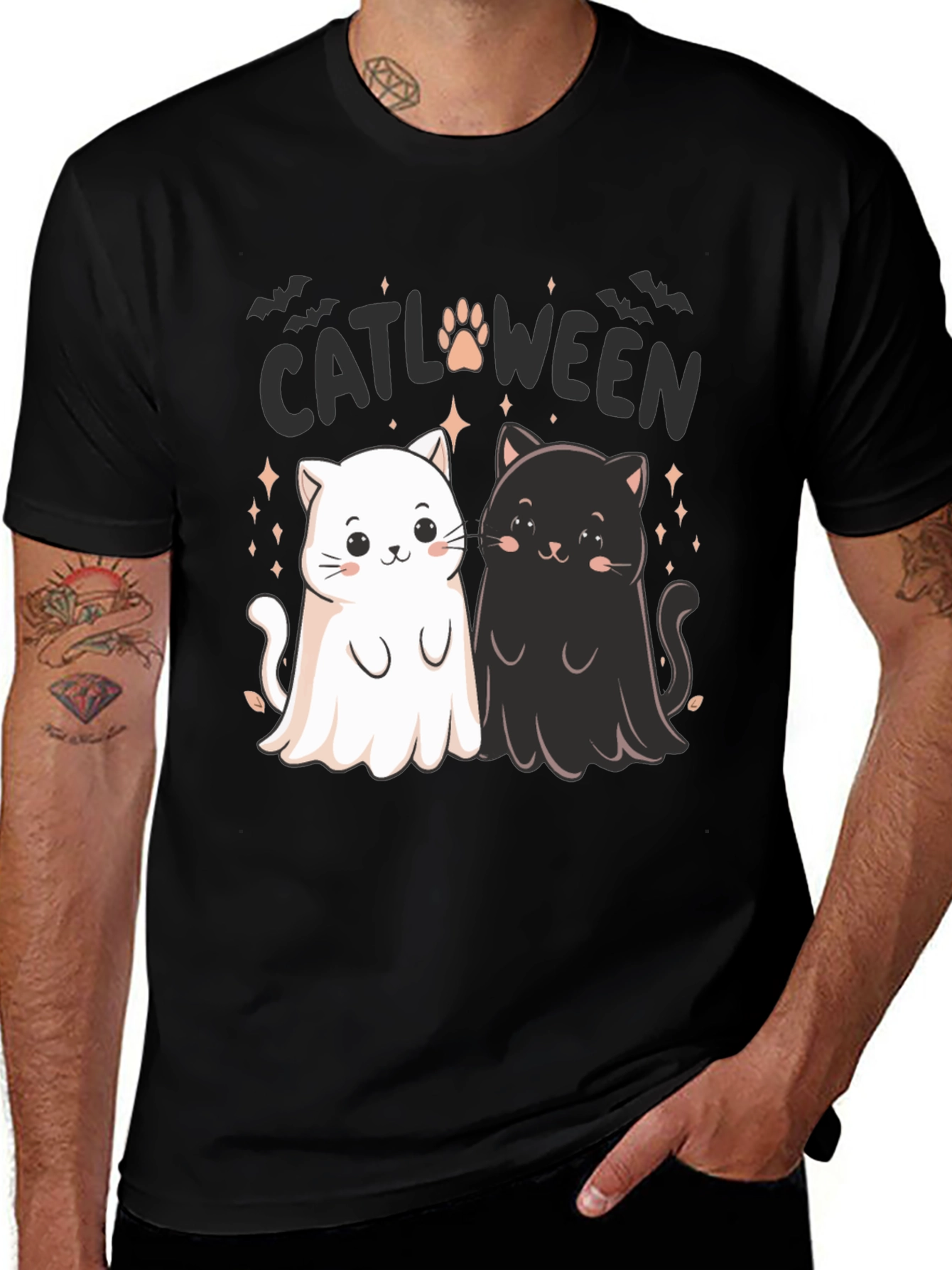 Variant 26 of Catlween Halloween Cats T-Shirt