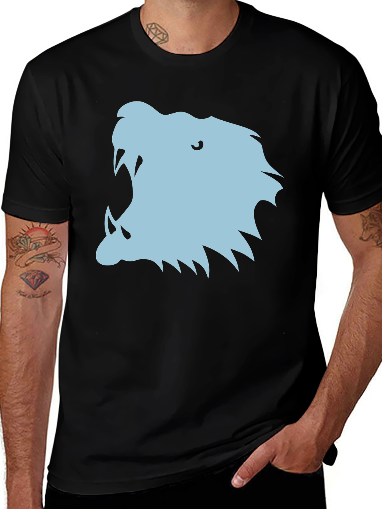 Variant 15 of Predator Beast Graphic Tee - Black