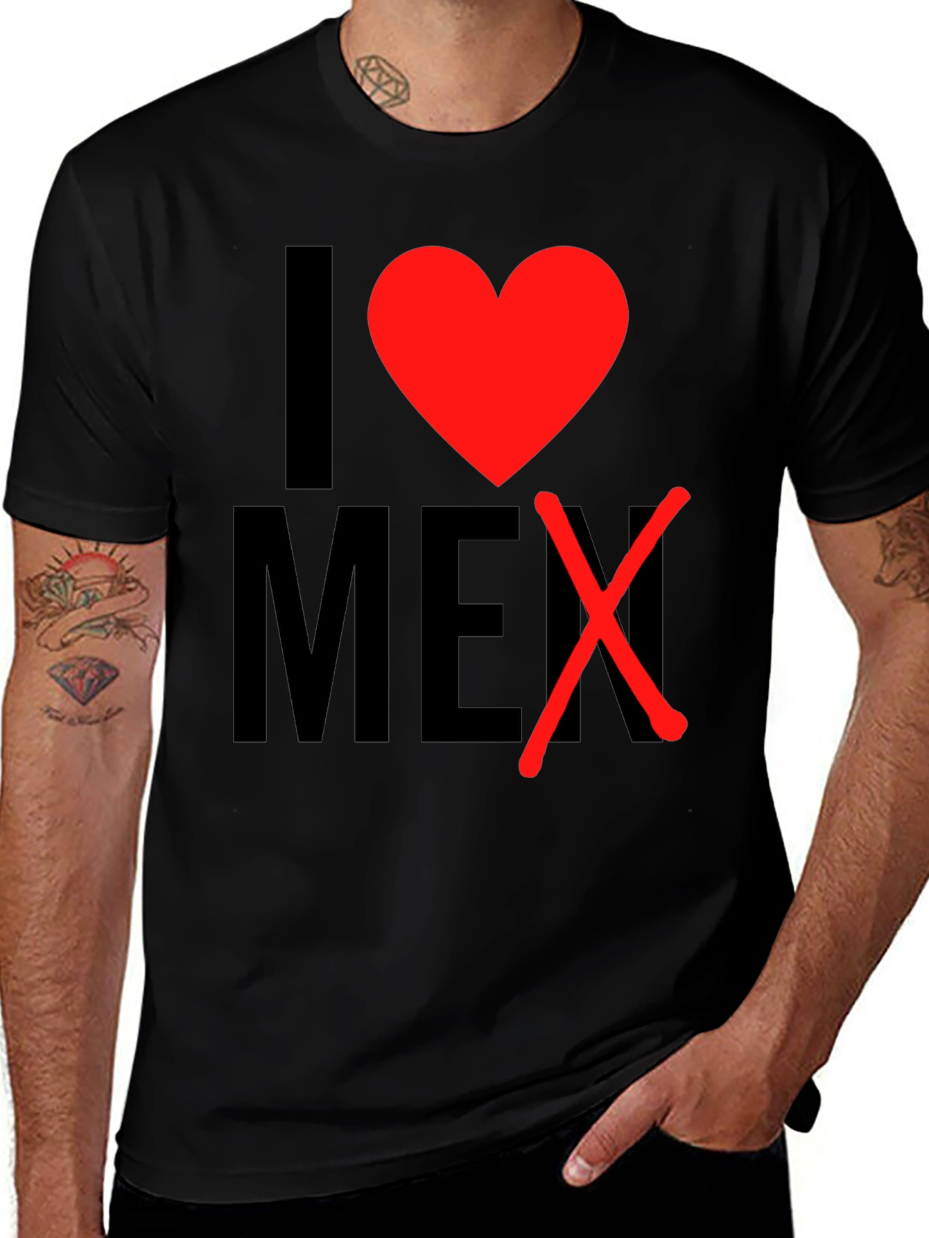 Variant 3 of I Heart MEX T-Shirt