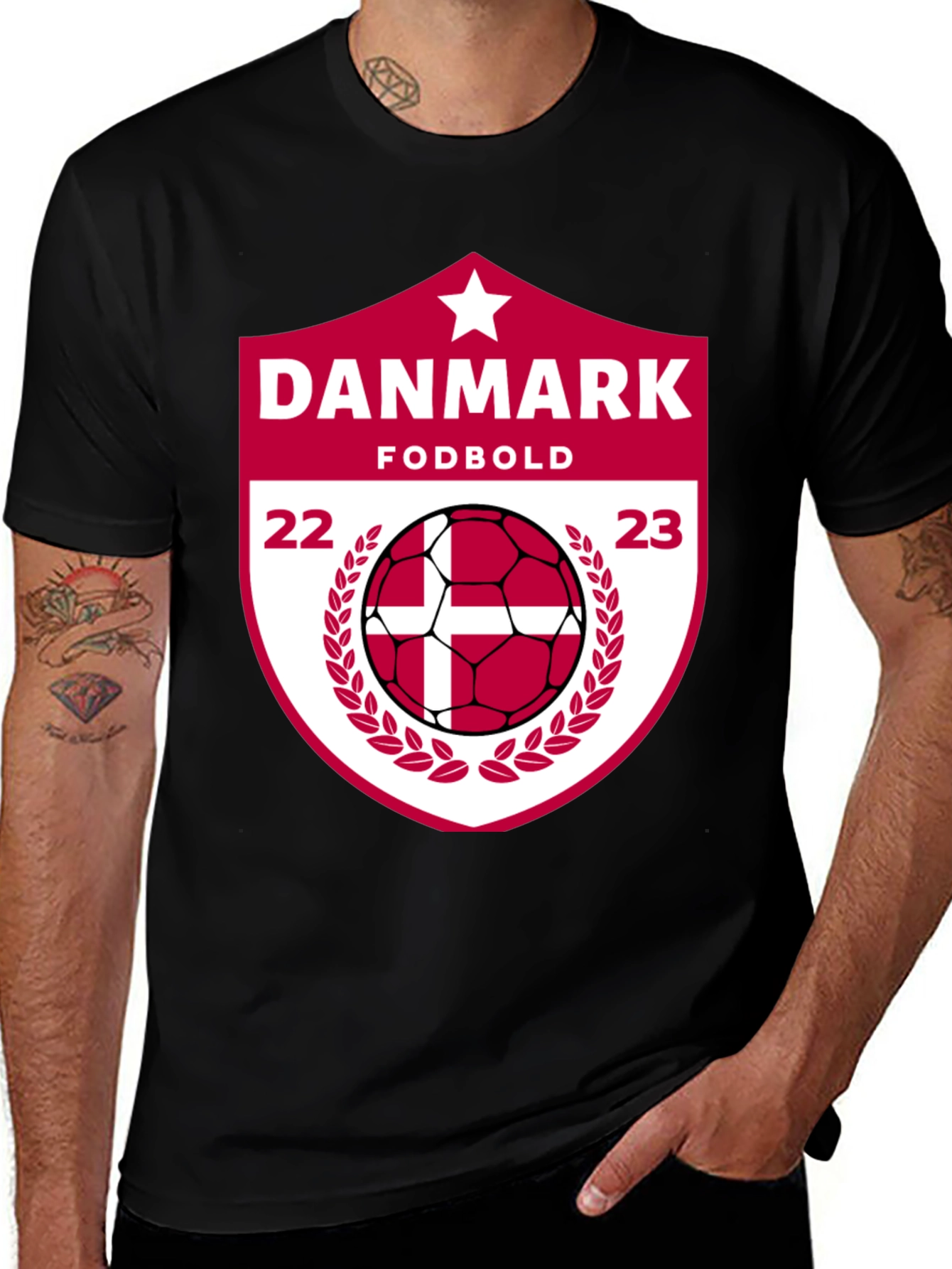 Denmark Soccer T-Shirt - Fodbold Fan Apparel