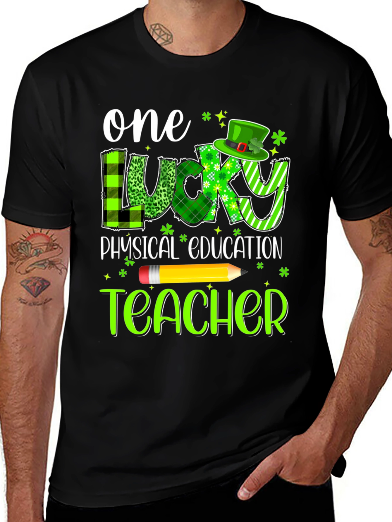 Variant 28 of Lucky Physical Education Teacher St. Patrick's Day Shirt