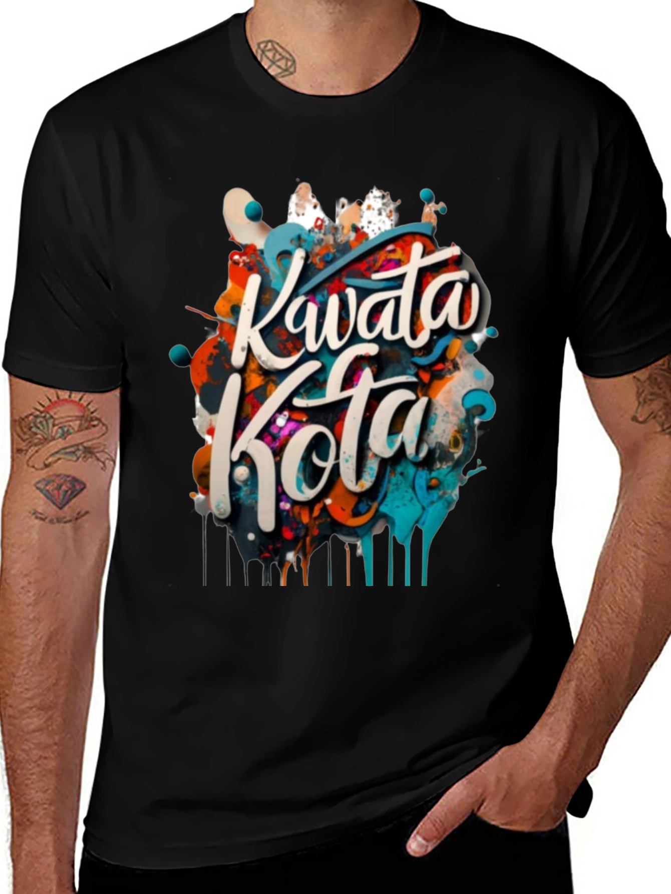 Variant 17 of Kawata Kota Graphic Tee - Urban Style T-Shirt