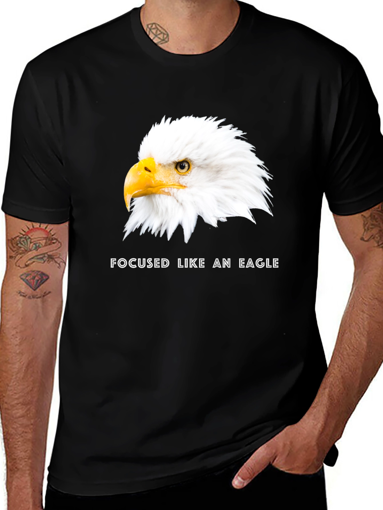 Variant 25 of Eagle Focus Graphic T-Shirt