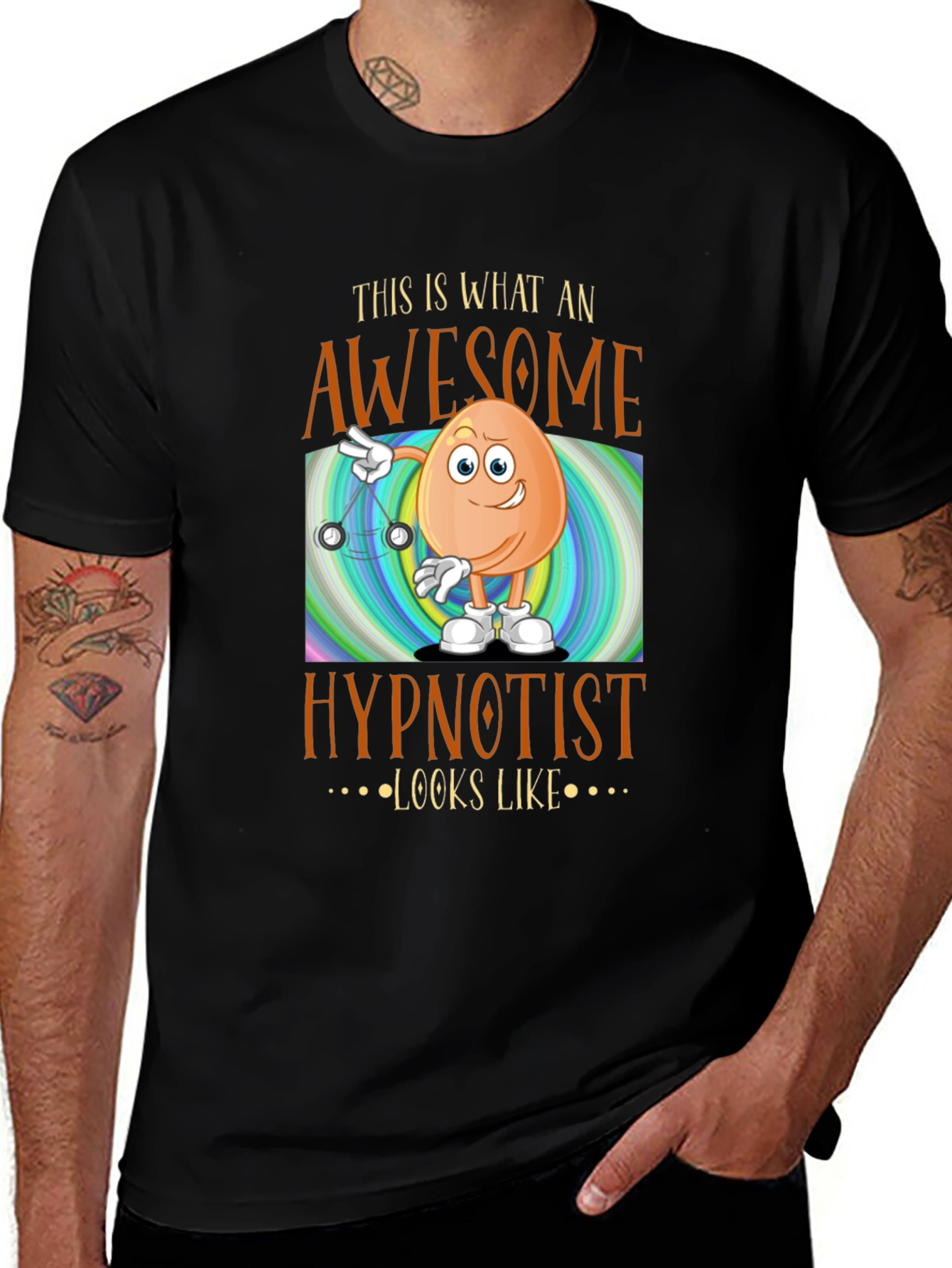 Variant 5 of Awesome Hypnotist Egg T-Shirt