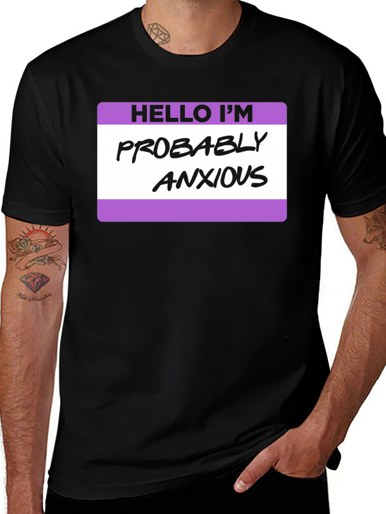 Variant 10 of Anxious Statement Tee - Relaxed Fit