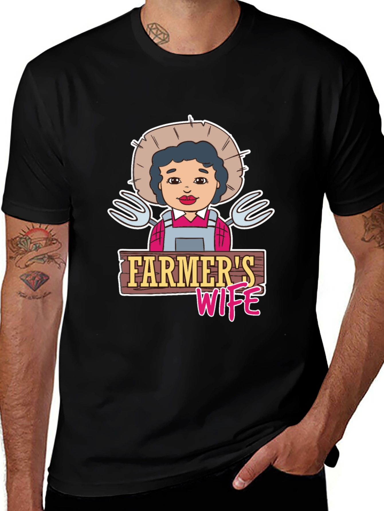 Variant 14 of Farmer's Wife Graphic Tee