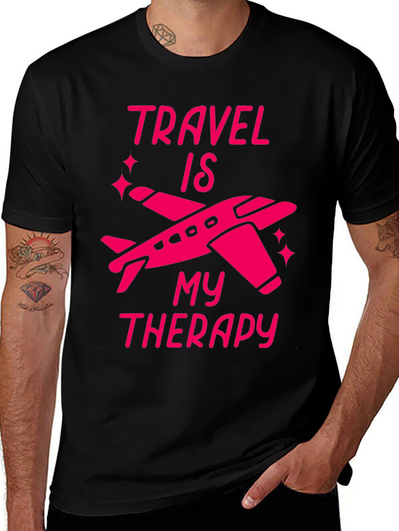 Variant 18 of Travel is My Therapy T-Shirt