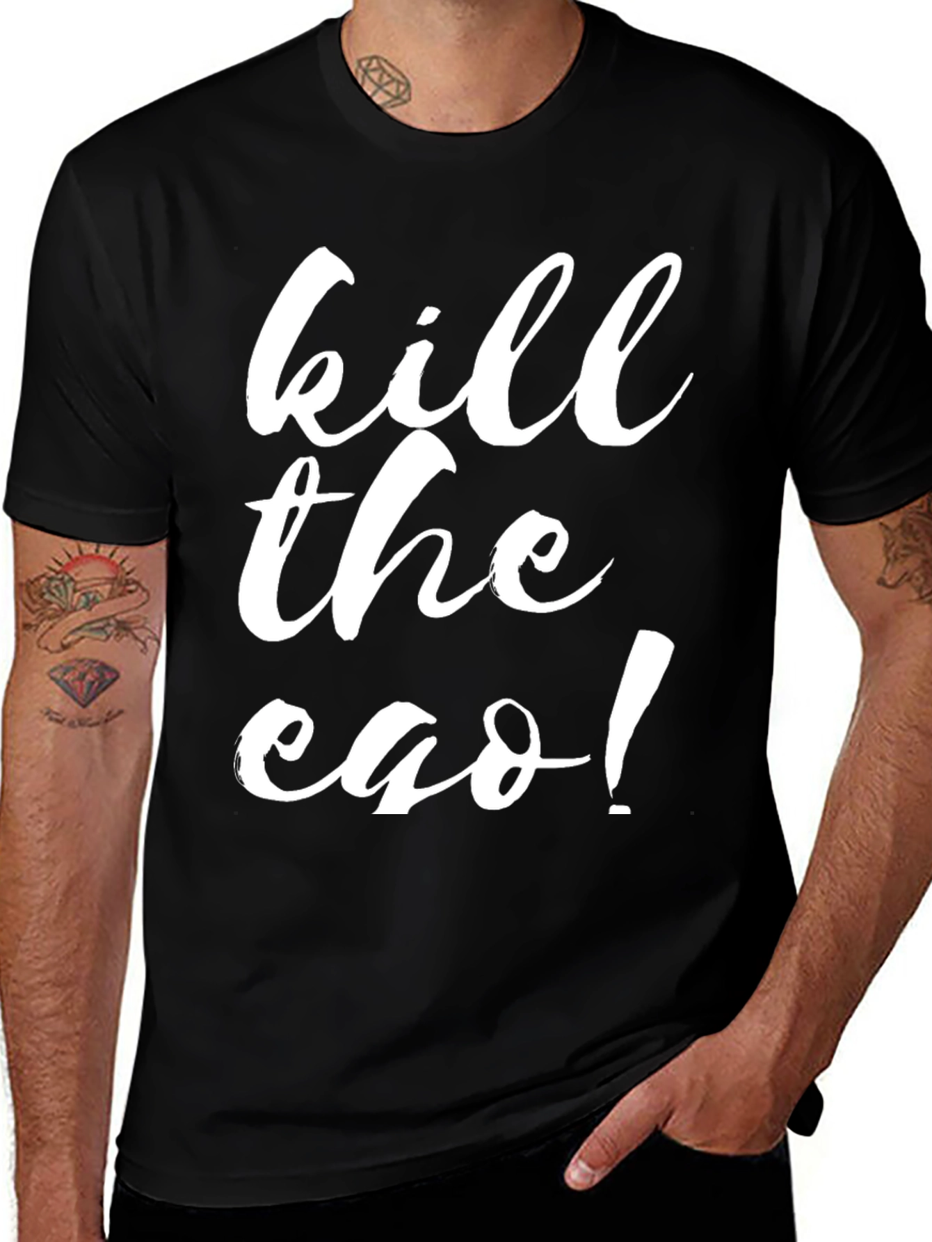 Variant 14 of Kill The Ego Black T-Shirt