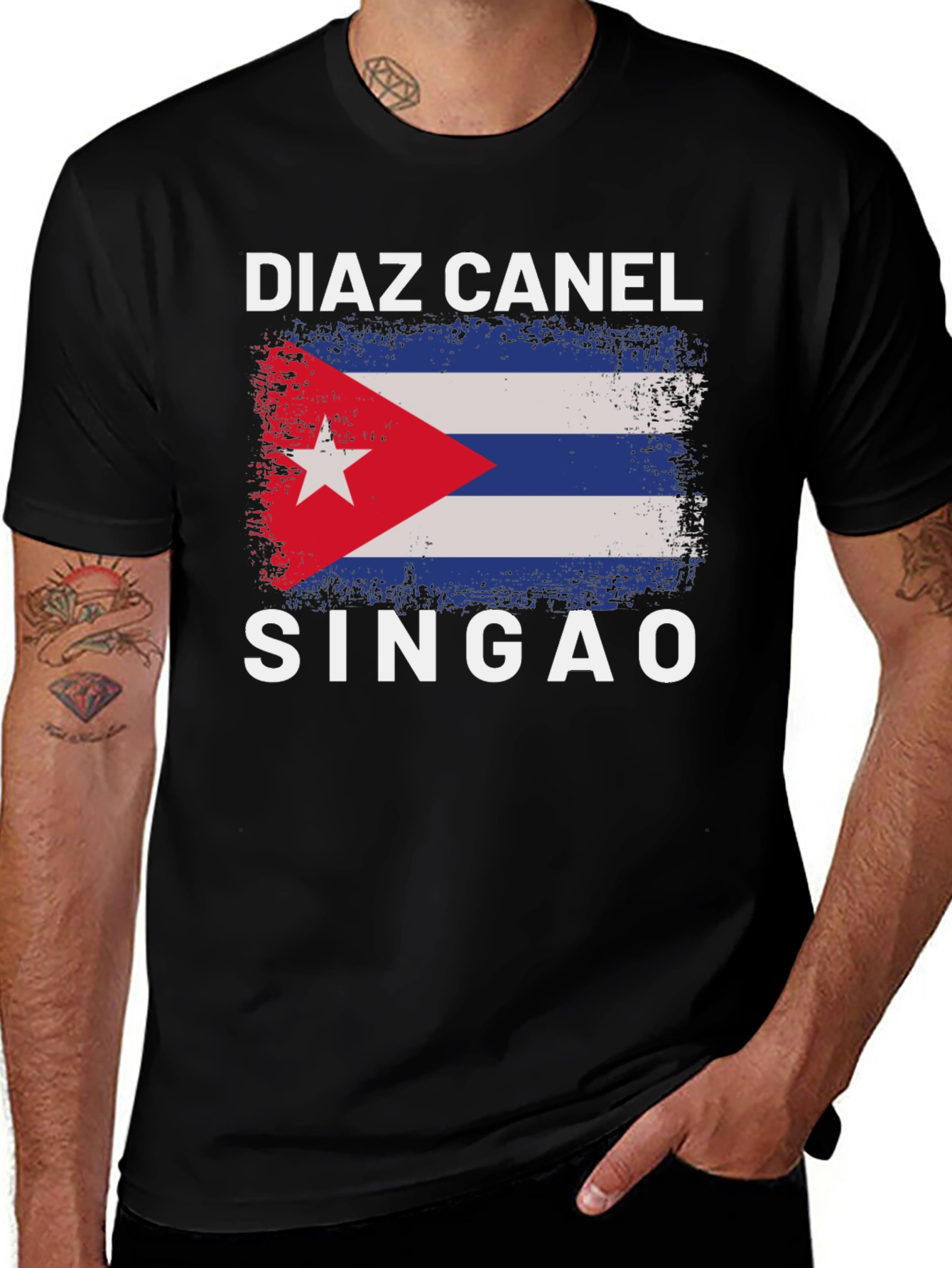 Cuba Pride T-Shirt Diaz Canel Singao Graphic Tee