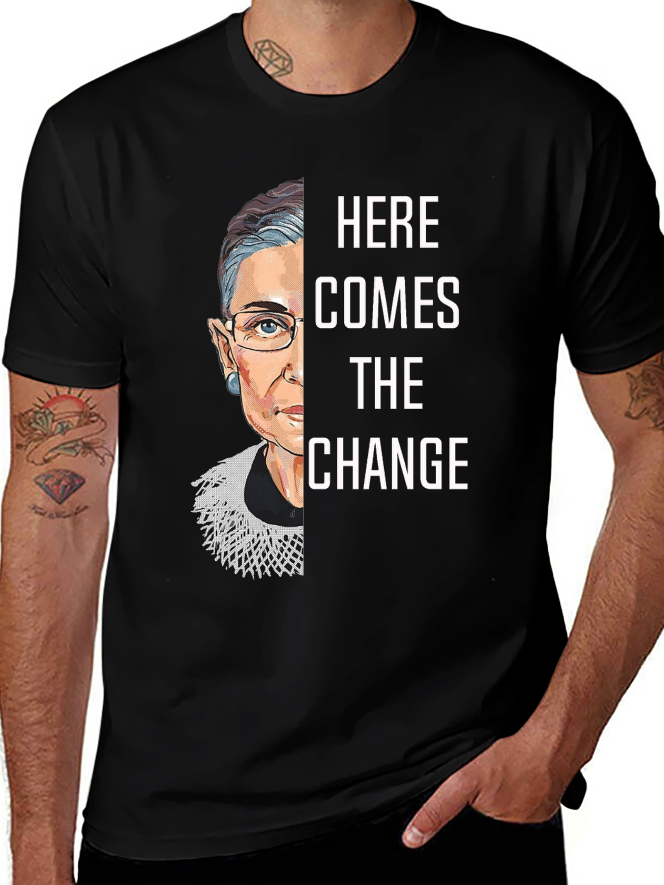 Here Comes the Change RBG T-Shirt