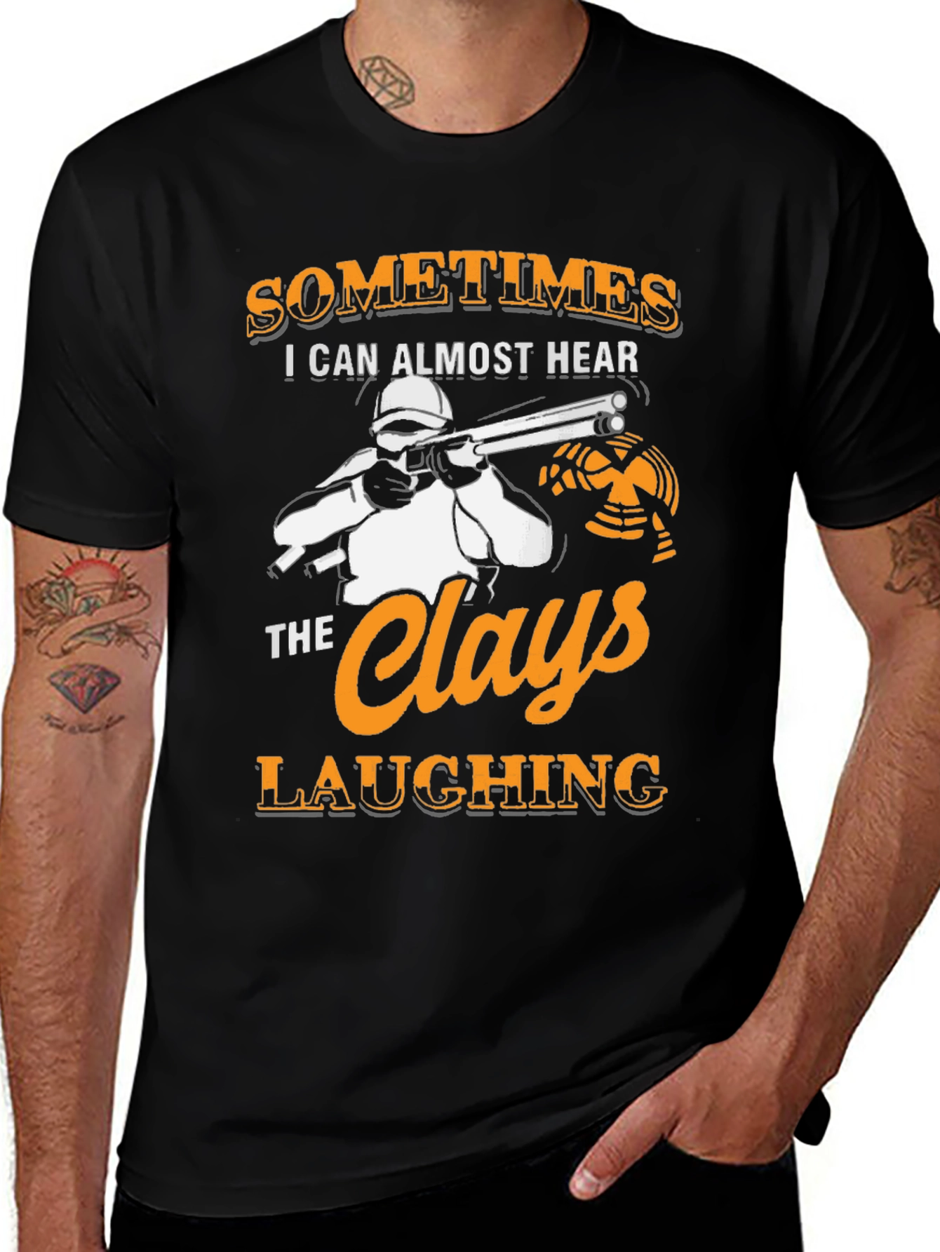 Variant 30 of Clay Shooting Humor Graphic Tee