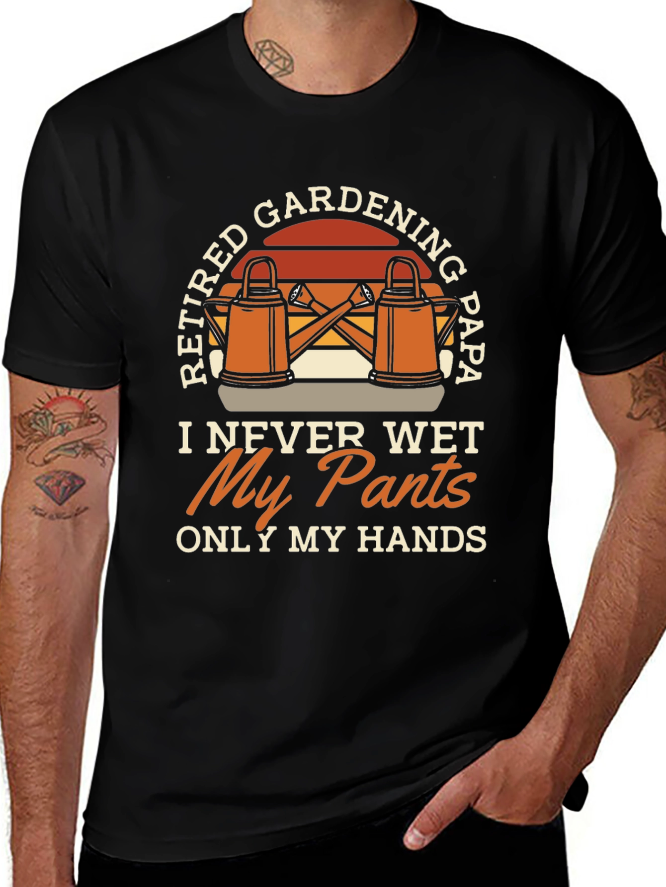 Variant 13 of Retired Gardening Papa T-Shirt