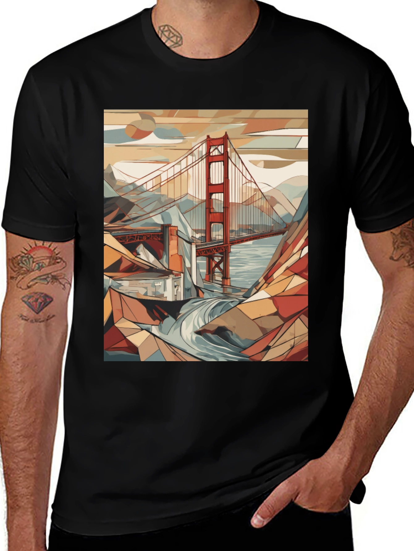 Variant 22 of Golden Gate Bridge Graphic Tee